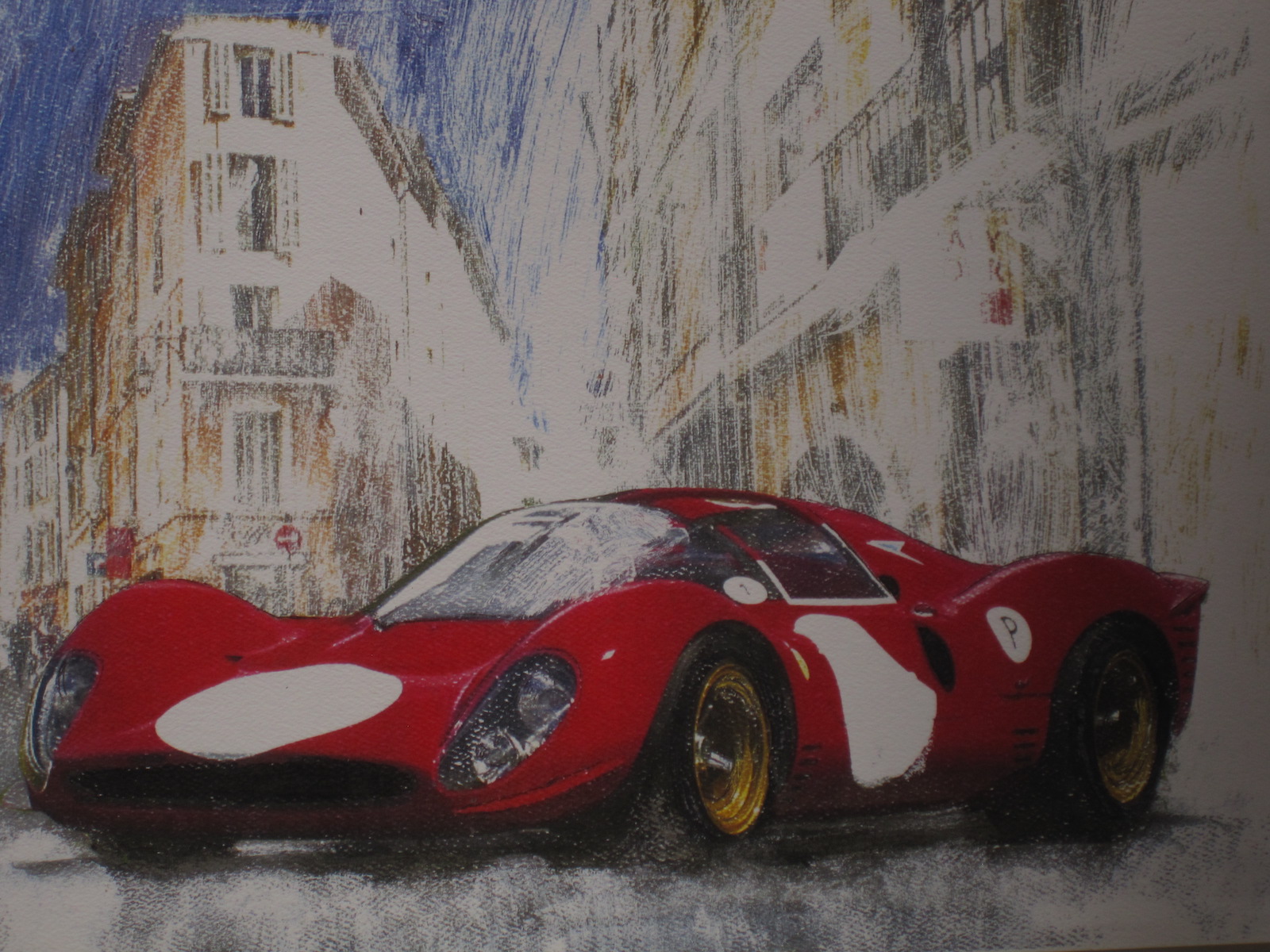 Artist's Favorite: 1966 1967 Ferrari 330 P3 And P4