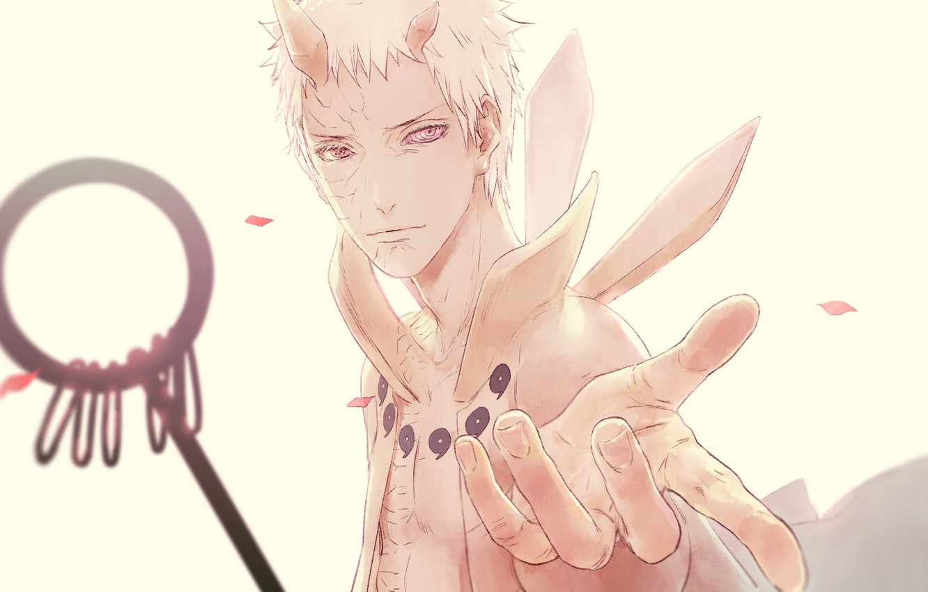 Wallpaper naruto, art, sharingan, Upholstered Uchiha, rinnegan, juubi mode, matagama image for desktop, section прочее