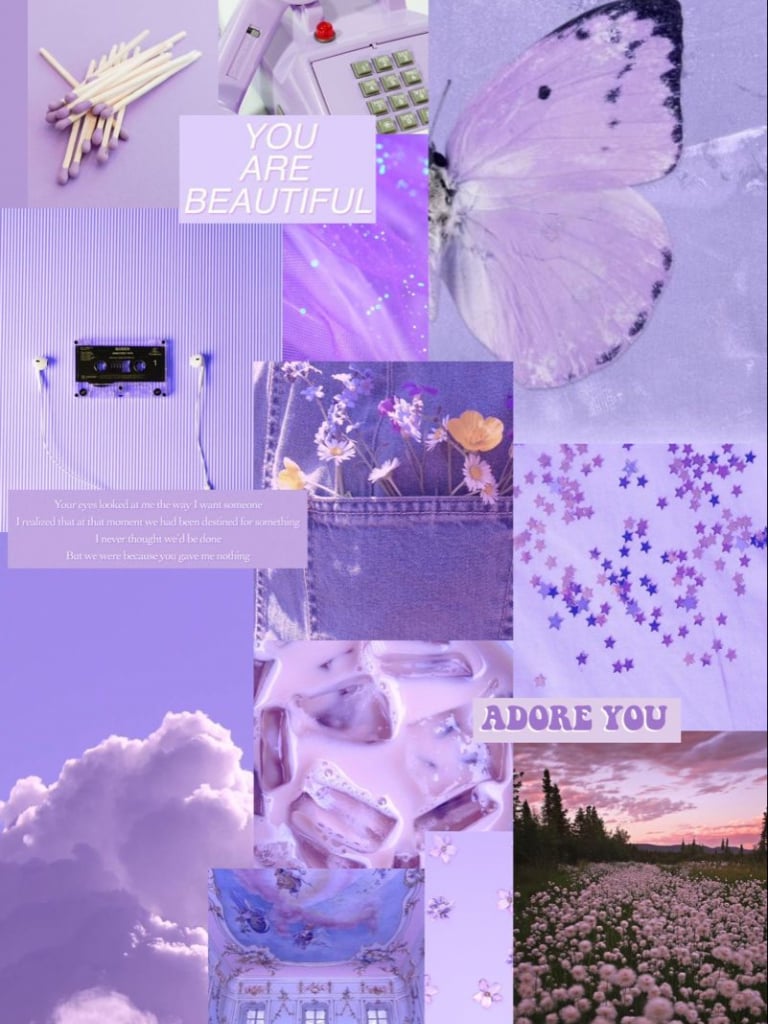 Lavender Collage Wallpapers - Wallpaper Cave