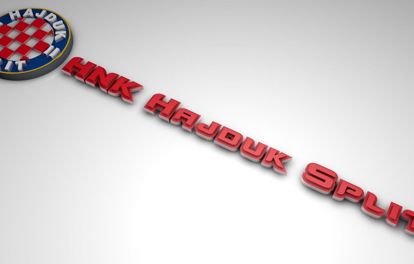 Wallpaper wallpaper, sport, logo, football, HNK Hajduk Split image for desktop, section спорт