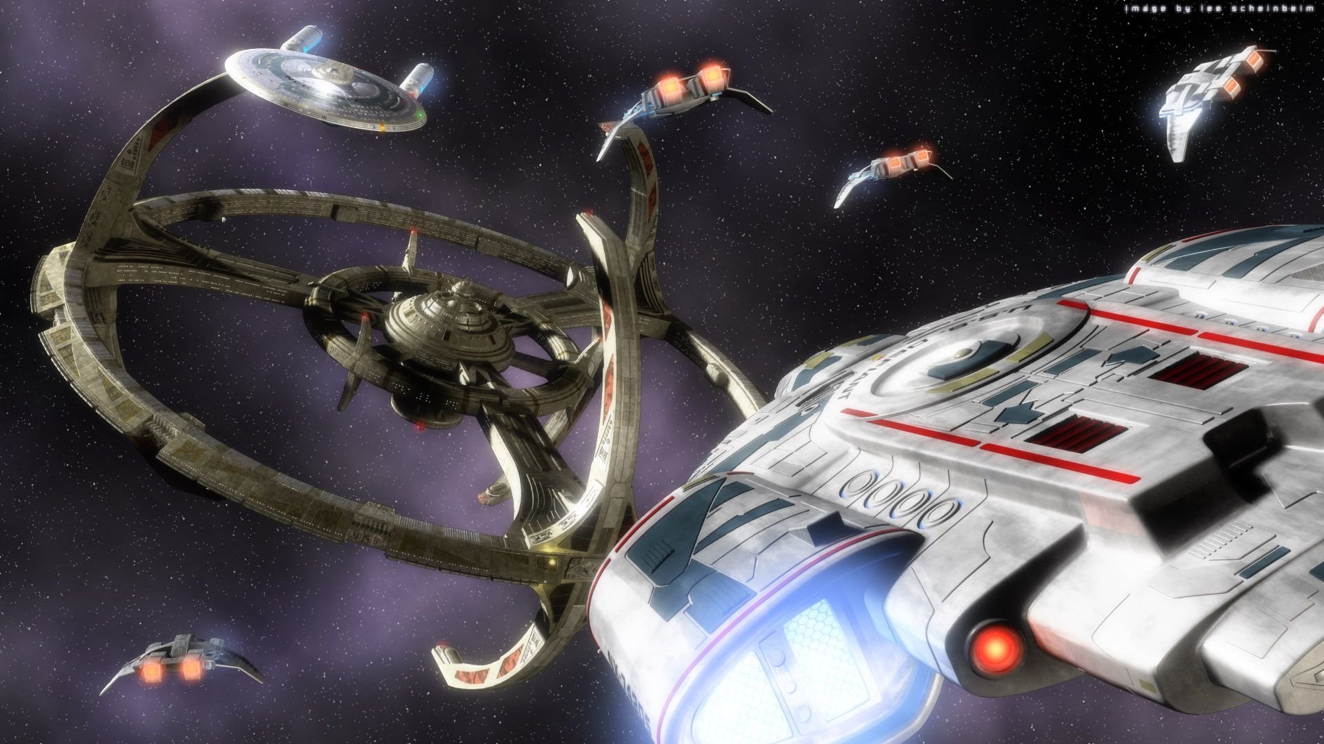 USS DEFIANT NX 74205 HD Wallpaper And Background Image