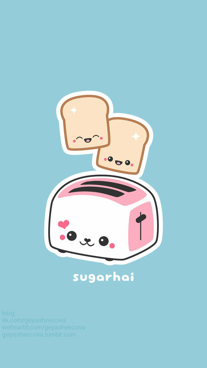 Cartoon Bread Wallpaper