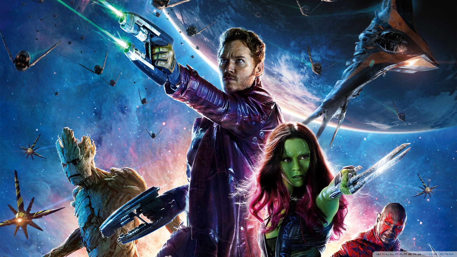 Gardians Of The Galaxy Live Action Movies Wallpaper