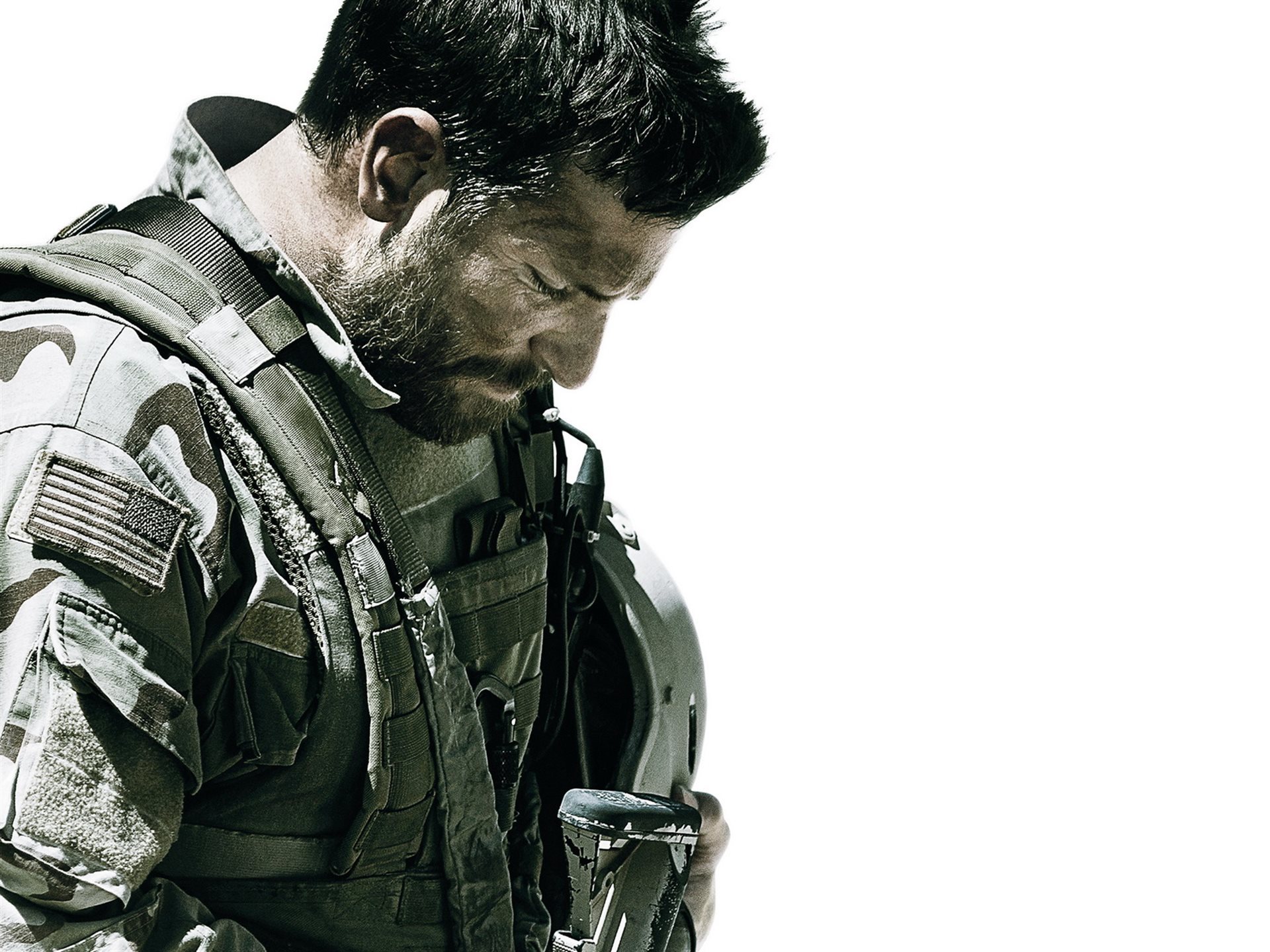 Download wallpaper sniper, 2015, drama, military, american sniper, biography, bradley cooper, poster for desktop with resolution 1920x1440. High Quality HD picture wallpaper