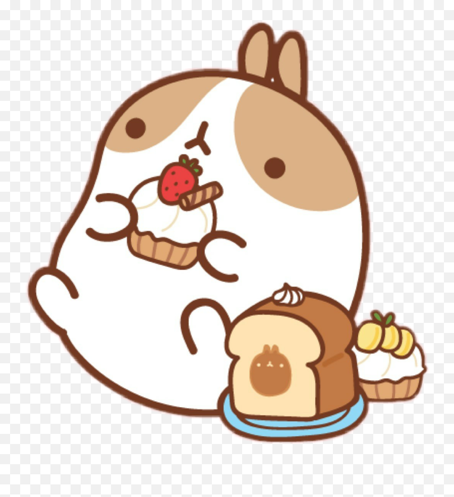 Rabbit Cute Food Bread Cakes Cupcakes Fruits Strawberry Cute Wallpaper For iPad Emoji, Cute Emoji Cakes transparent emoji