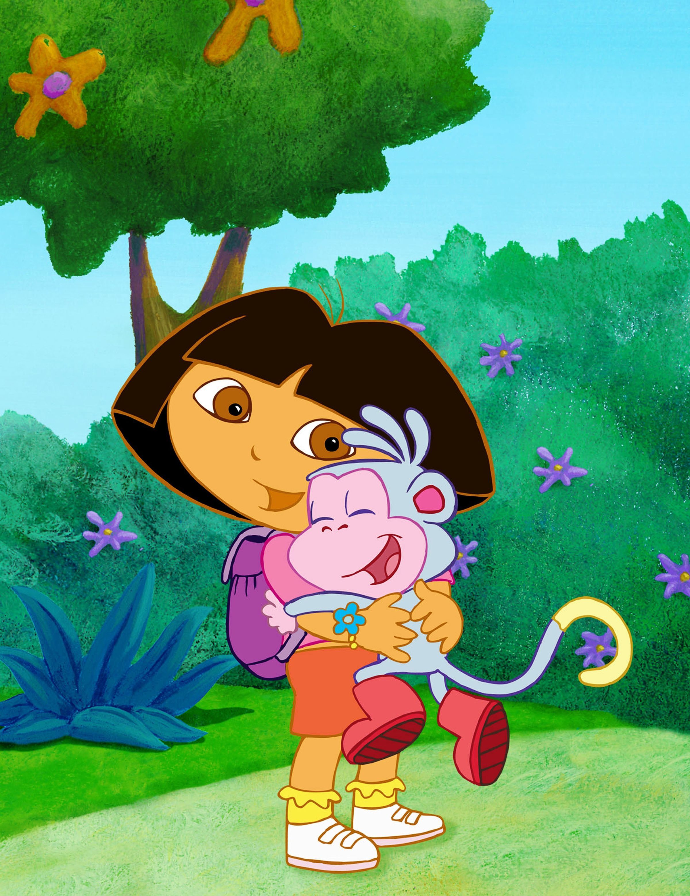 Over the past 10 years, Dora the Explorer has made a lot of friends. Here is a visual guide to some of the m. Dora wallpaper, Dora the explorer, Cartoon caracters