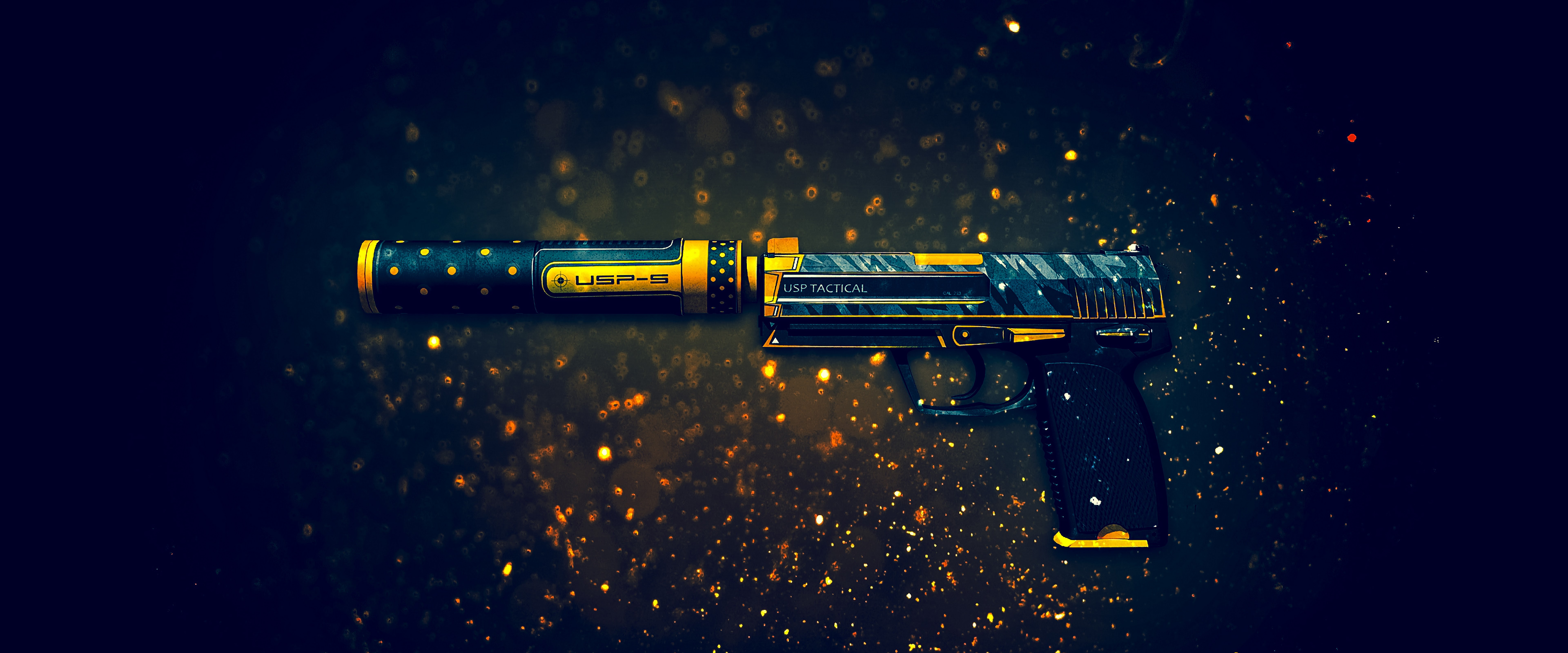 CS:GO USP S Orion Skin 4K Wallpaper