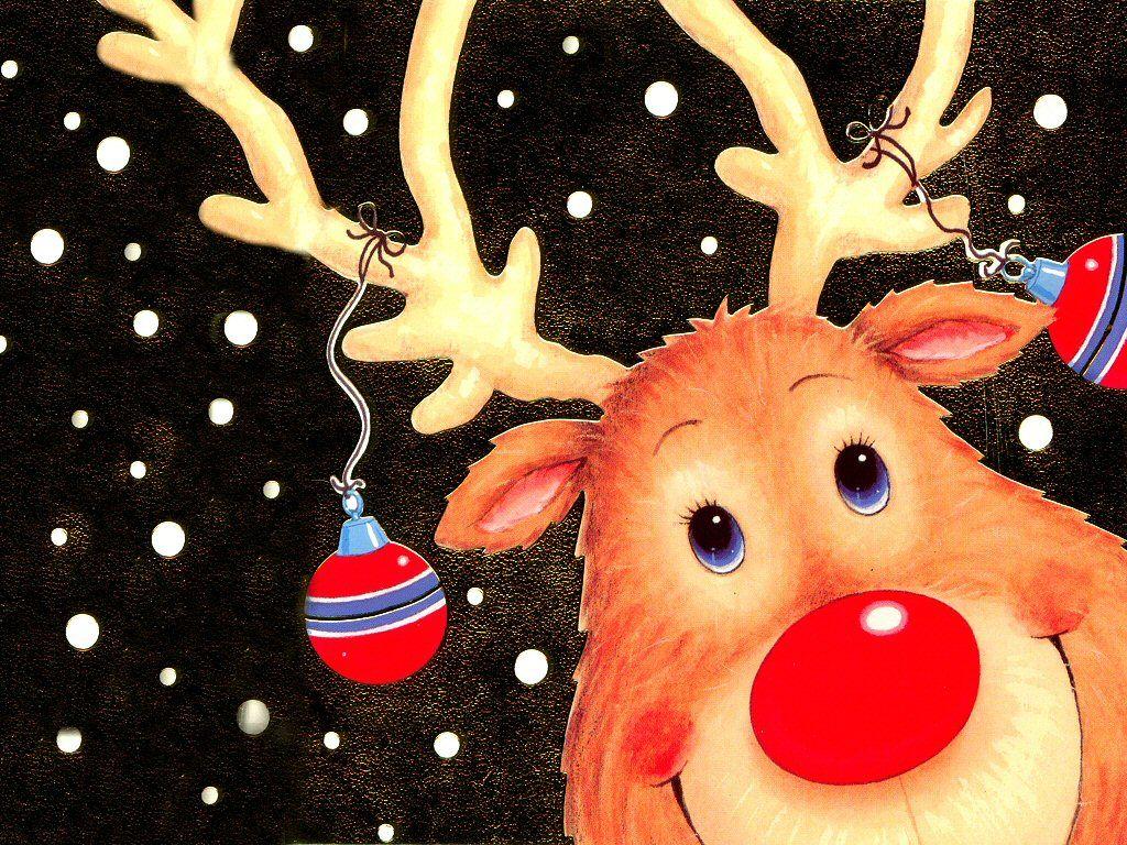 free Christmas Rudolph the red nosed Reindeer Wallpapers for your