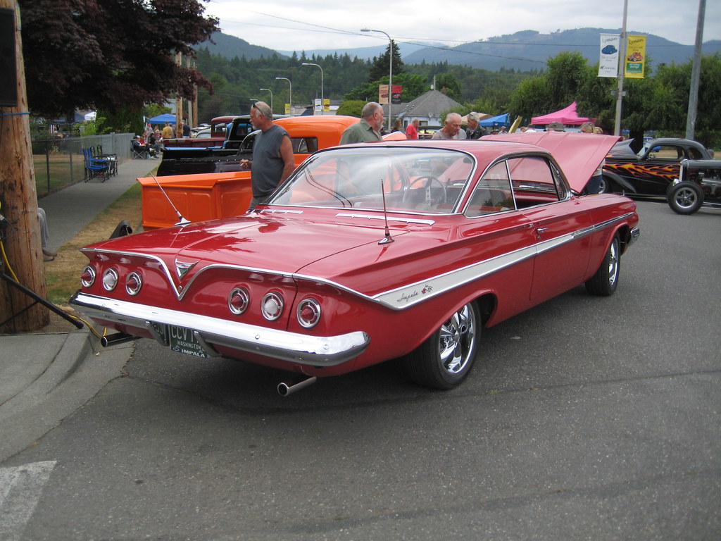 Chevrolet Impala Sport Coupe. Annual car show in Lyman