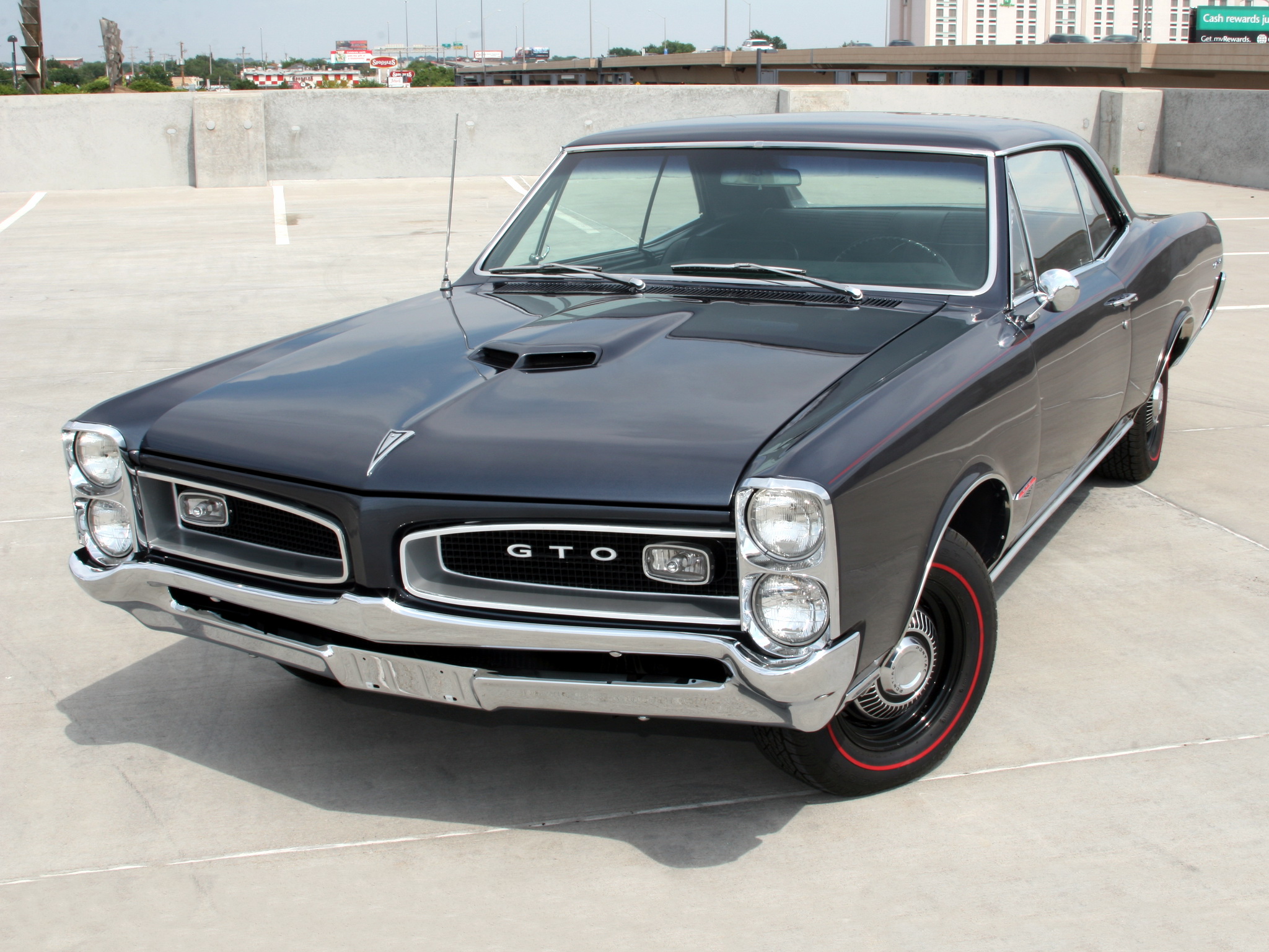 Pontiac Tempest GTO Hardtop Coupe muscle classic wallpaperx1536