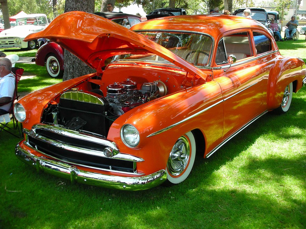 Chevy Fleetline. A Great '50s Style Custom Hot Rod Wit