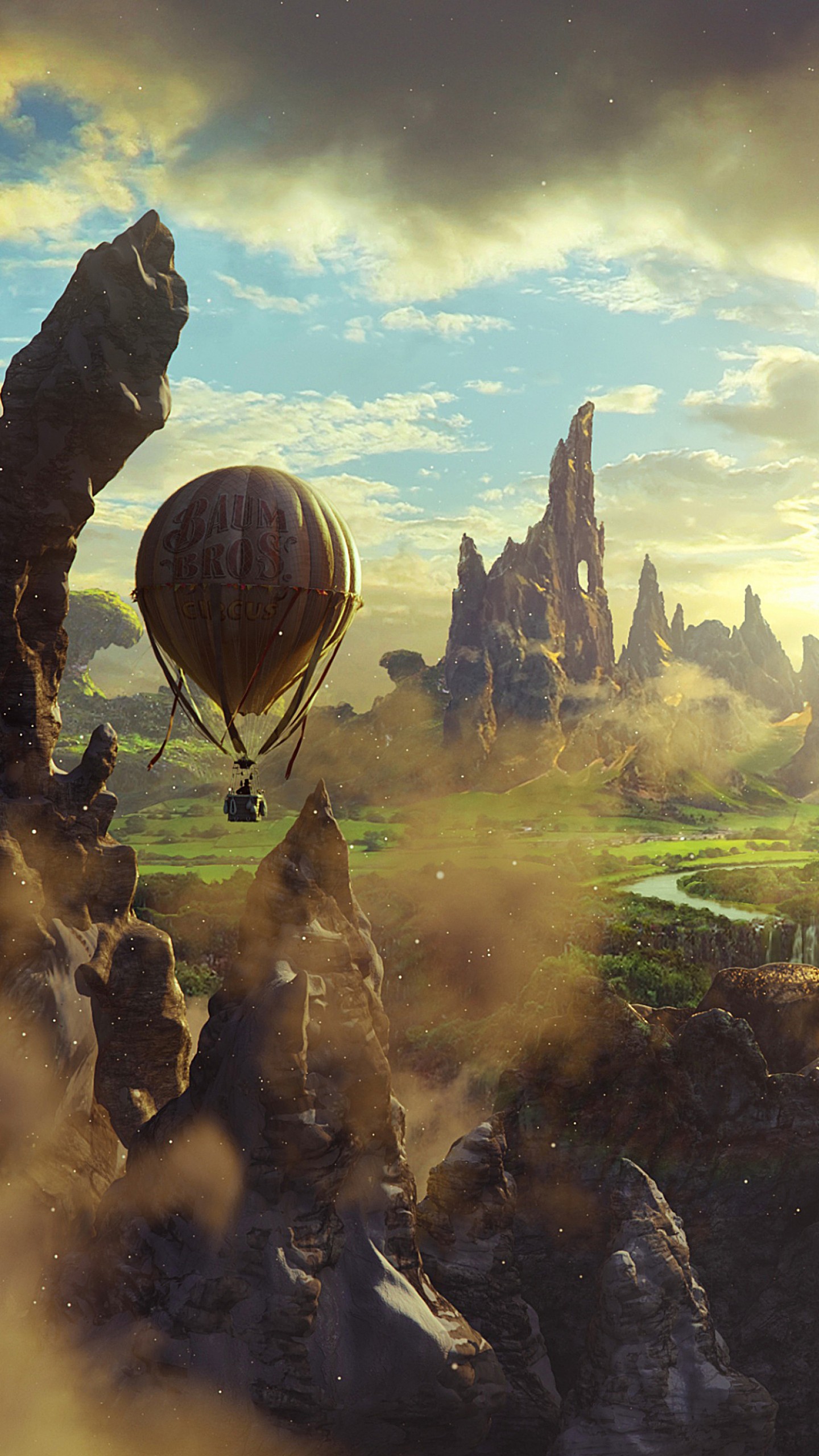 Jules Verne Five Weeks In A Balloon HD Wallpaper