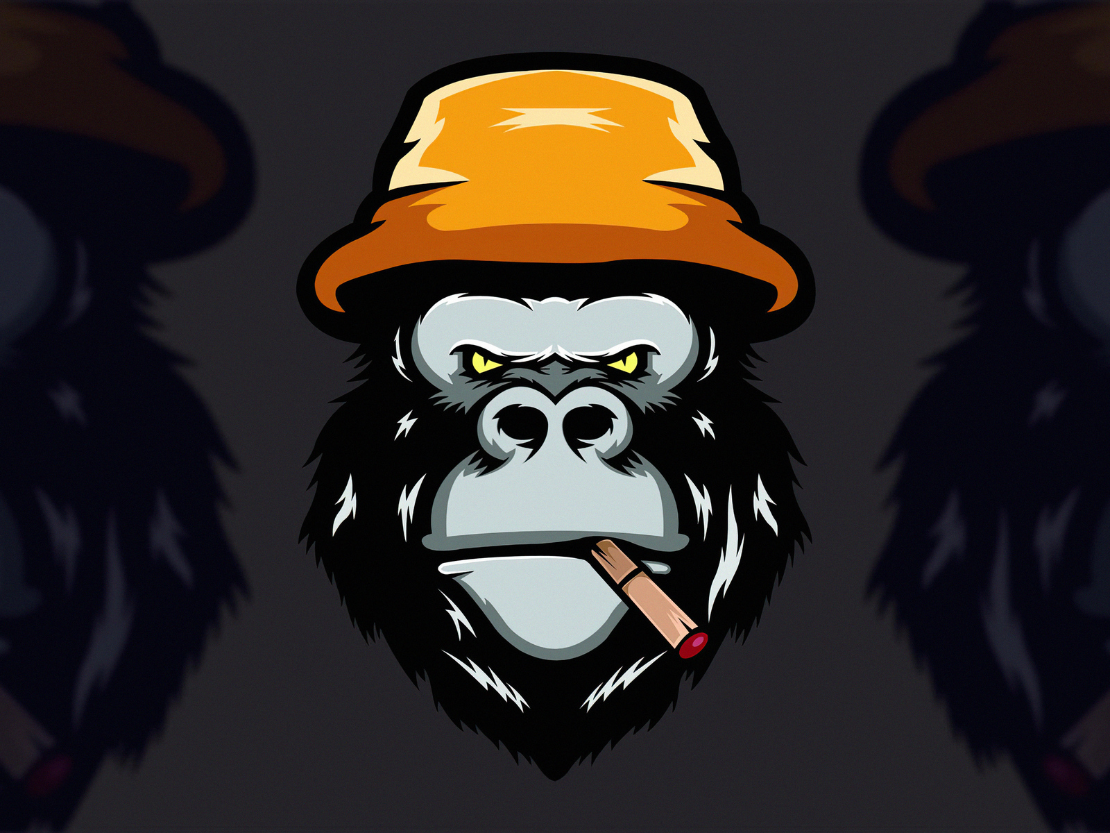 Angry Gorilla Minimal 4k 1600x1200 Resolution HD 4k Wallpaper, Image, Background, Photo and Picture