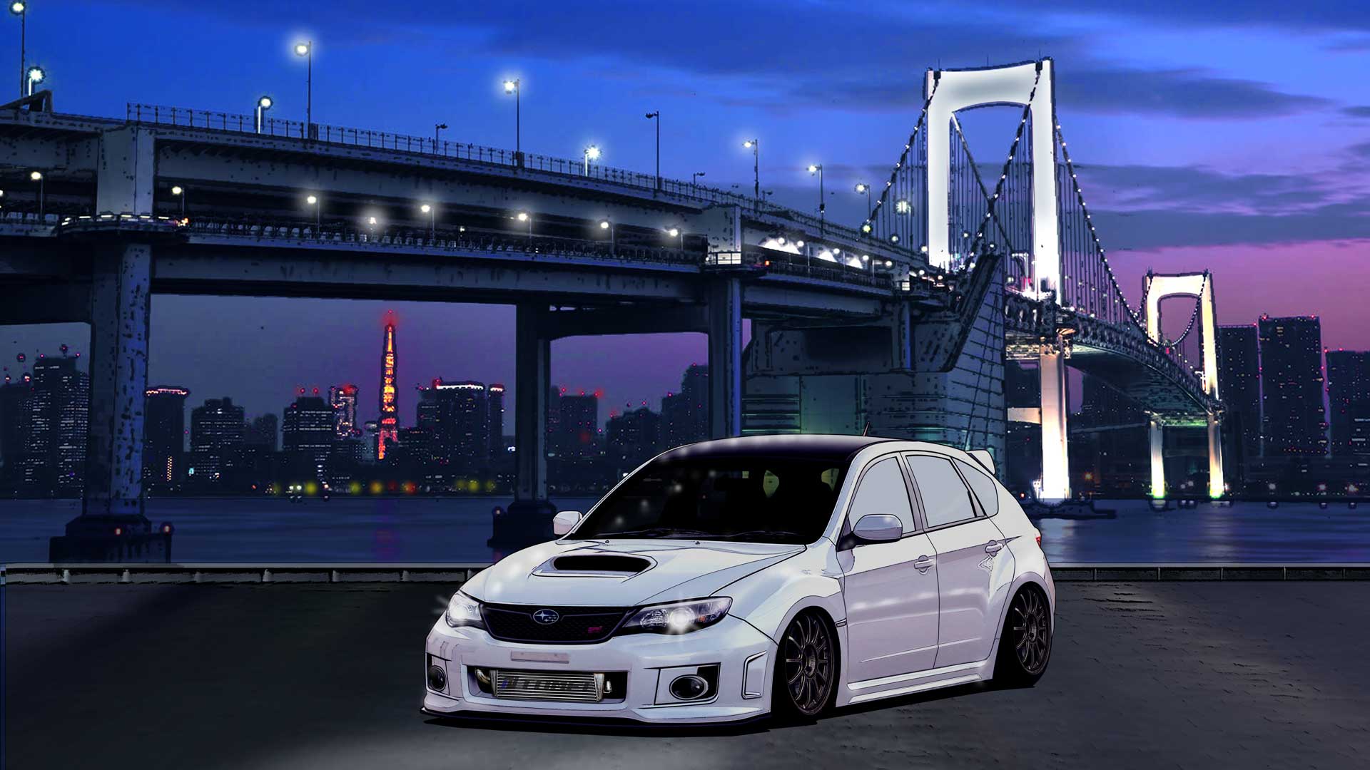 Wall Paper :2009 Subaru Impreza WRX STi Spec C In Tokyo. TOMEI POWERED USA