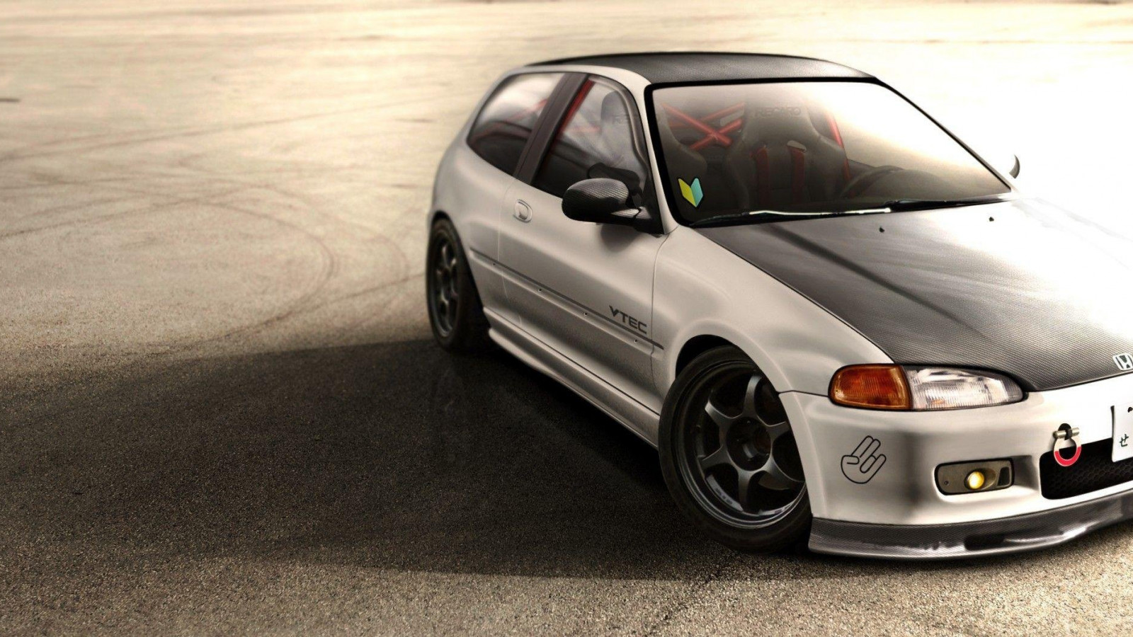 Honda Civic EG Hatch Wallpaper 2499x1055 69136