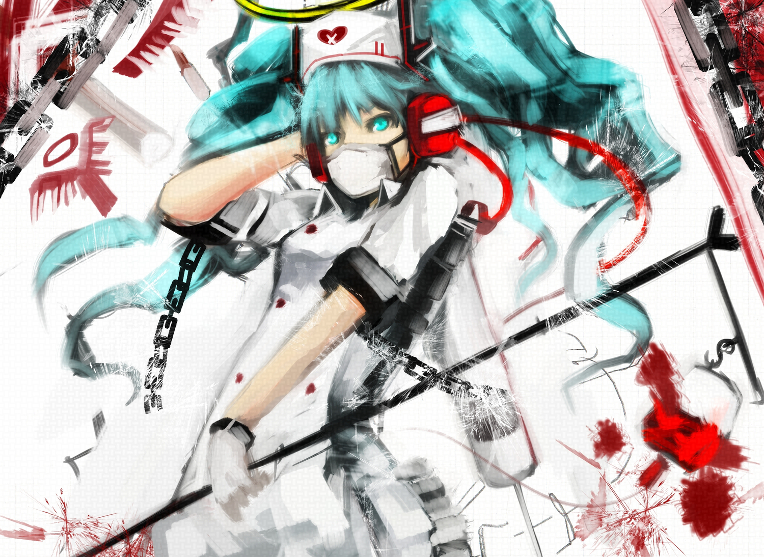 Nurse Miku Wallpaper and Background Imagex1094