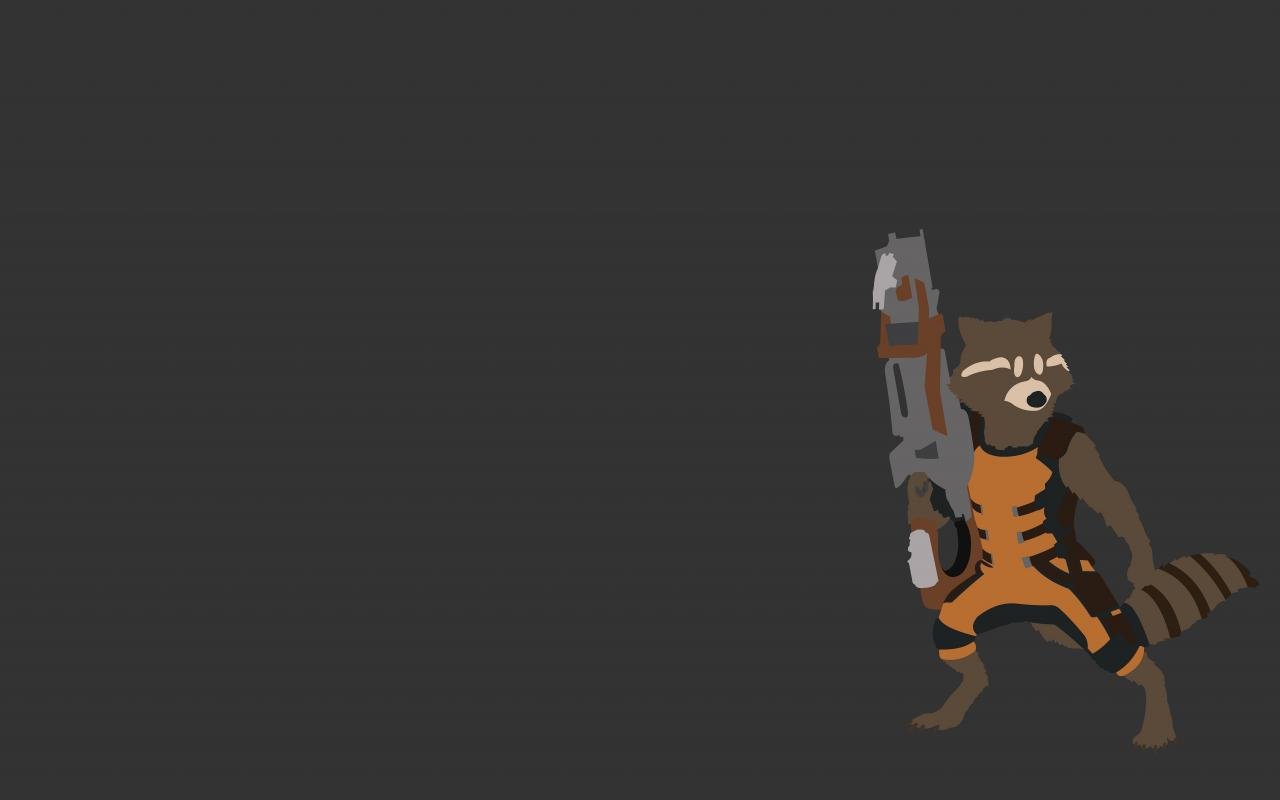 Rocket Raccoon wallpaper 1280x800 desktop background