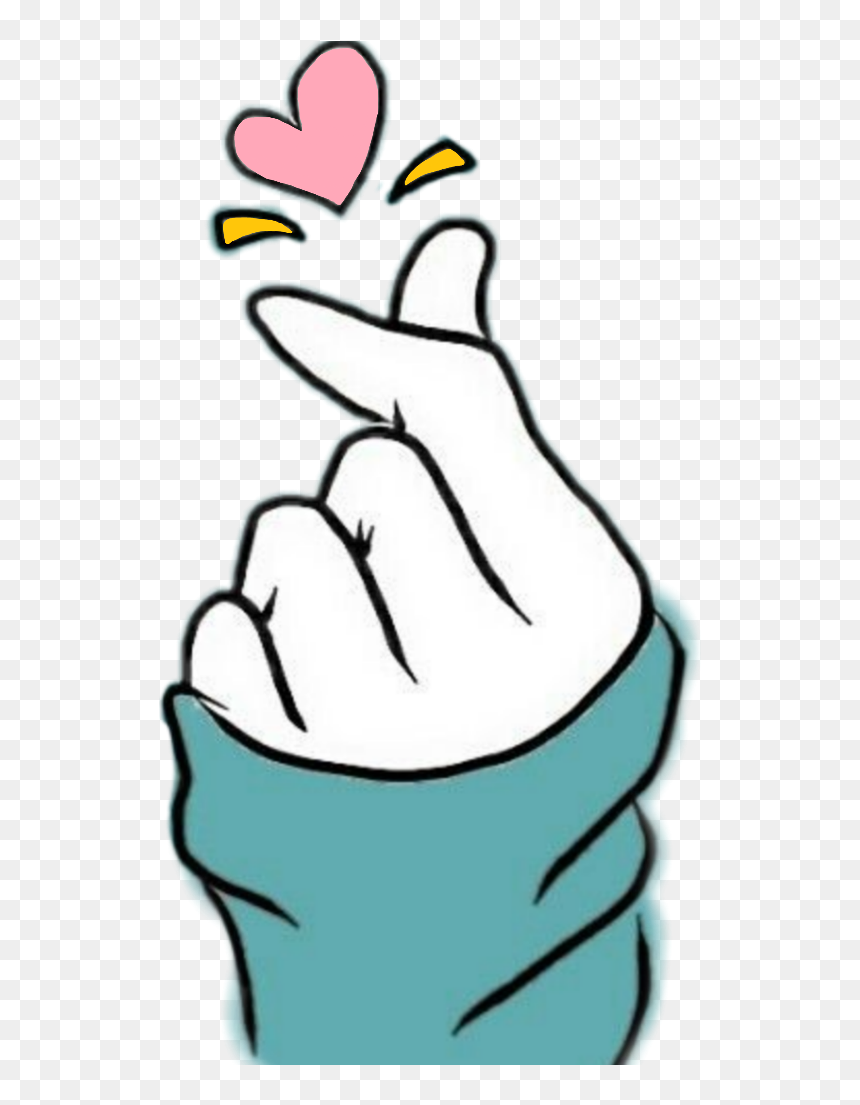kpop #hearthand #fingerheart #heart #kpopheart #idols Dps, HD Png Download