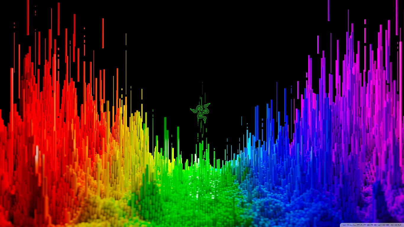 Razer HD Rainbow Spectrum Wallpaper For Tech