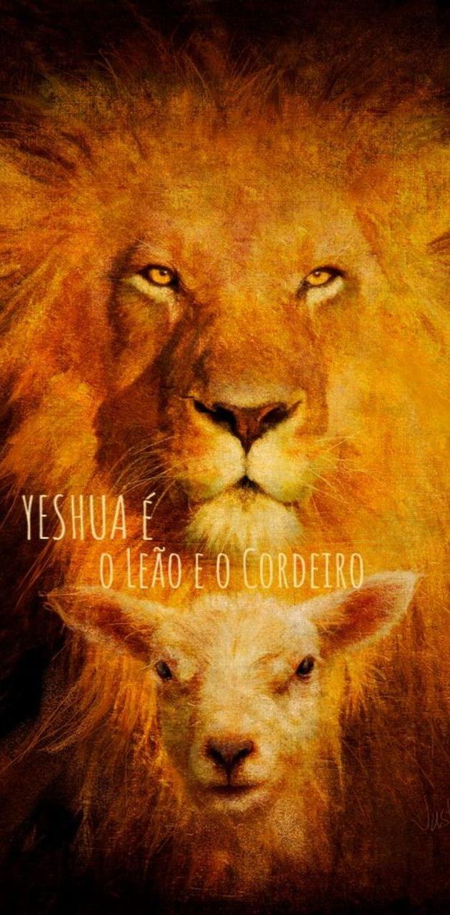 Yeshua Lion and Lamb wallpaper