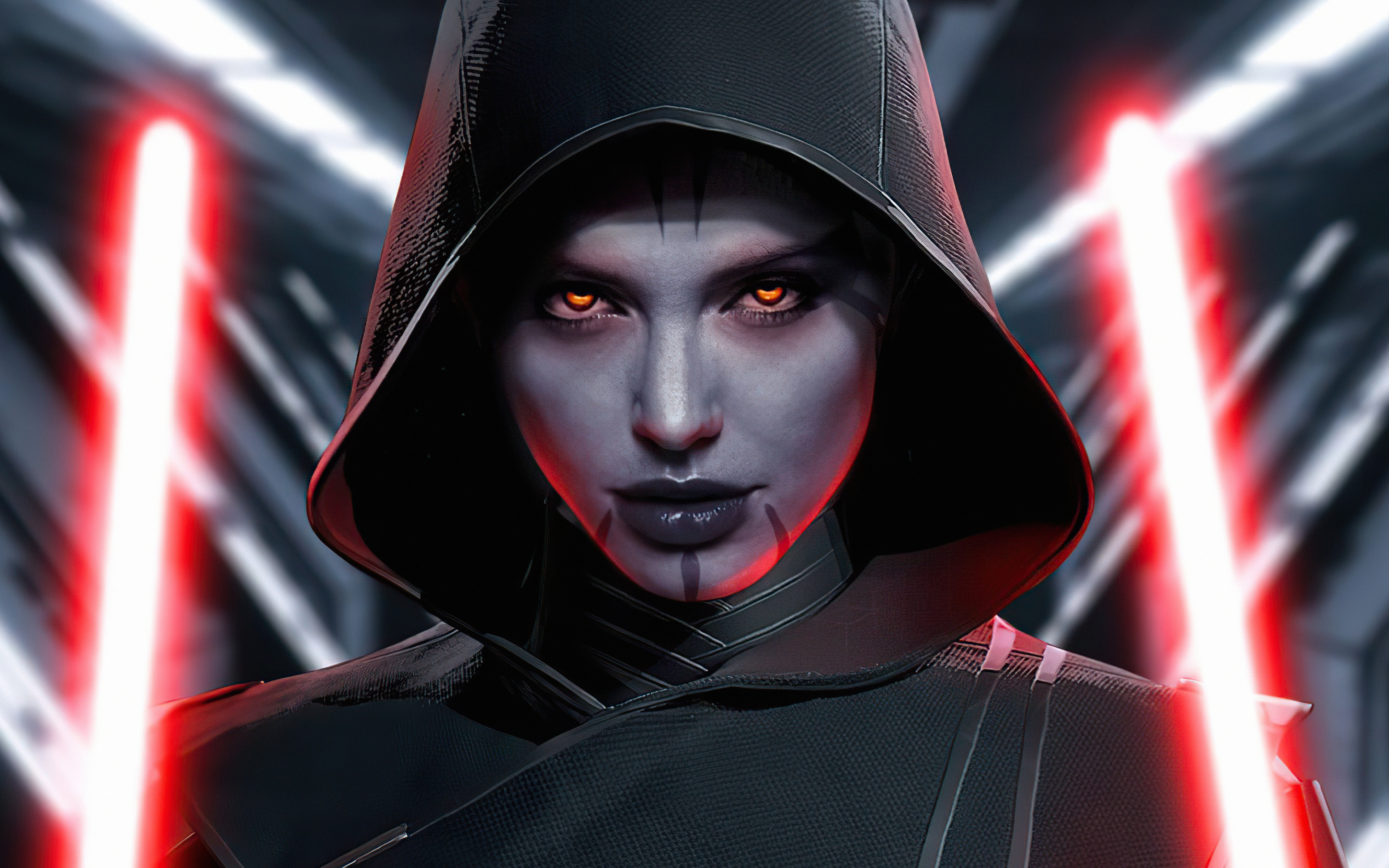 Angeline Jolie Darkside Ventress 5k 4k HD 4k Wallpaper, Image, Background, Photo and Picture