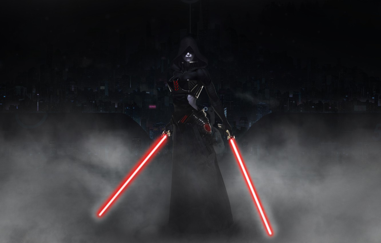 Wallpaper Fog, Star Wars, Dark Side, Fantasy, Lightsaber, Art, Sith, Fiction, Lightsabers, Illustration, Concept Art, Sith, Fog, Sword, Lightsaber, Science Fiction image for desktop, section фантастика