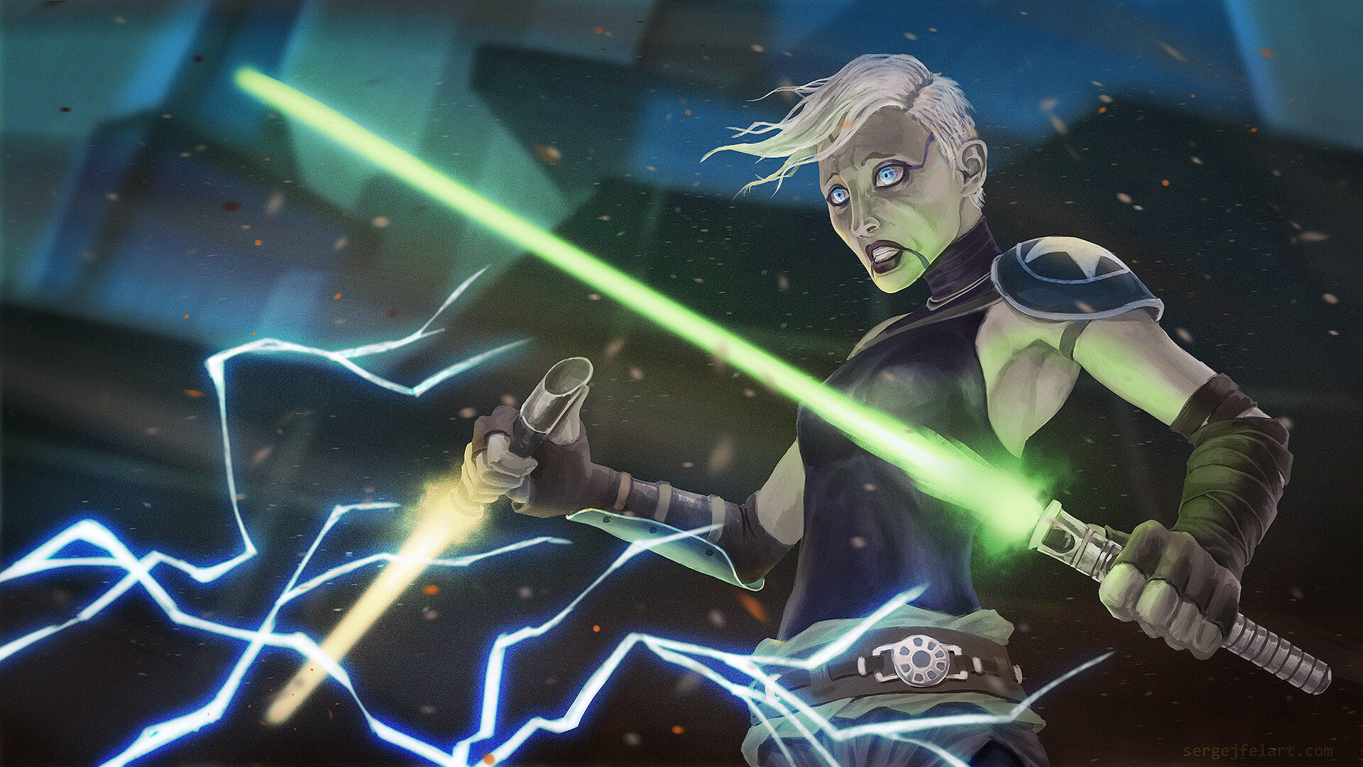Asajj Ventress last moments, Sergej Fel