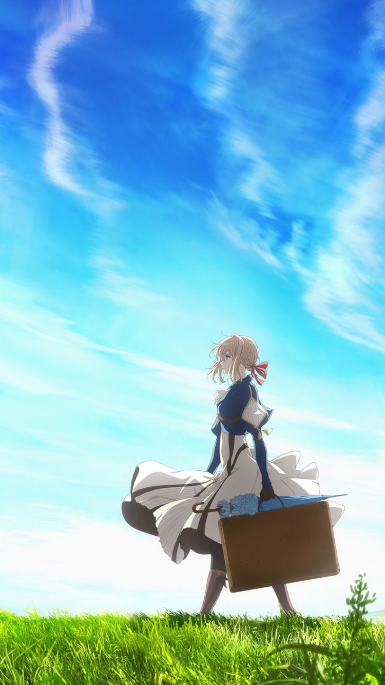 Violet Evergarden iPhone Wallpaper Free Violet Evergarden iPhone Background