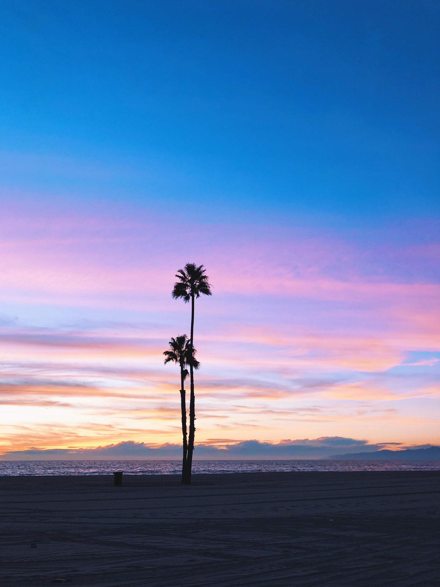 California Sunset On iPhone