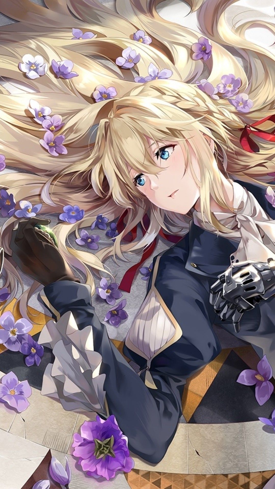 Violet Evergarden iPhone Wallpaper Free Violet Evergarden iPhone Background