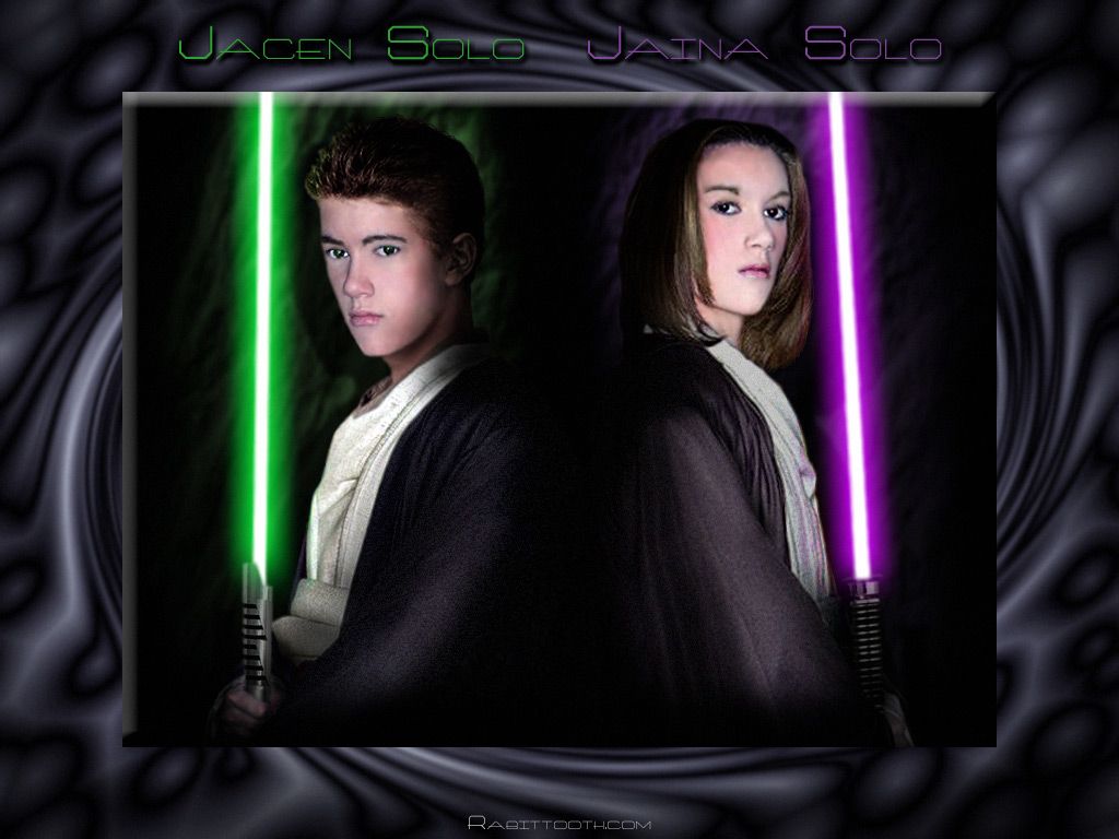 Jacen and Jaina Solo. Star wars wallpaper, Star wars, Jacen solo