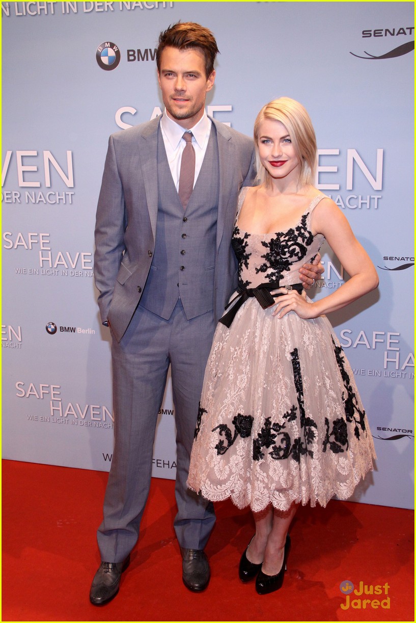 Julianne Hough & Josh Duhamel: 'Safe Haven' Berlin Premiere: Photo 2818770. Josh Duhamel, Julianne Hough, Nicholas Sparks, Safe Haven Picture