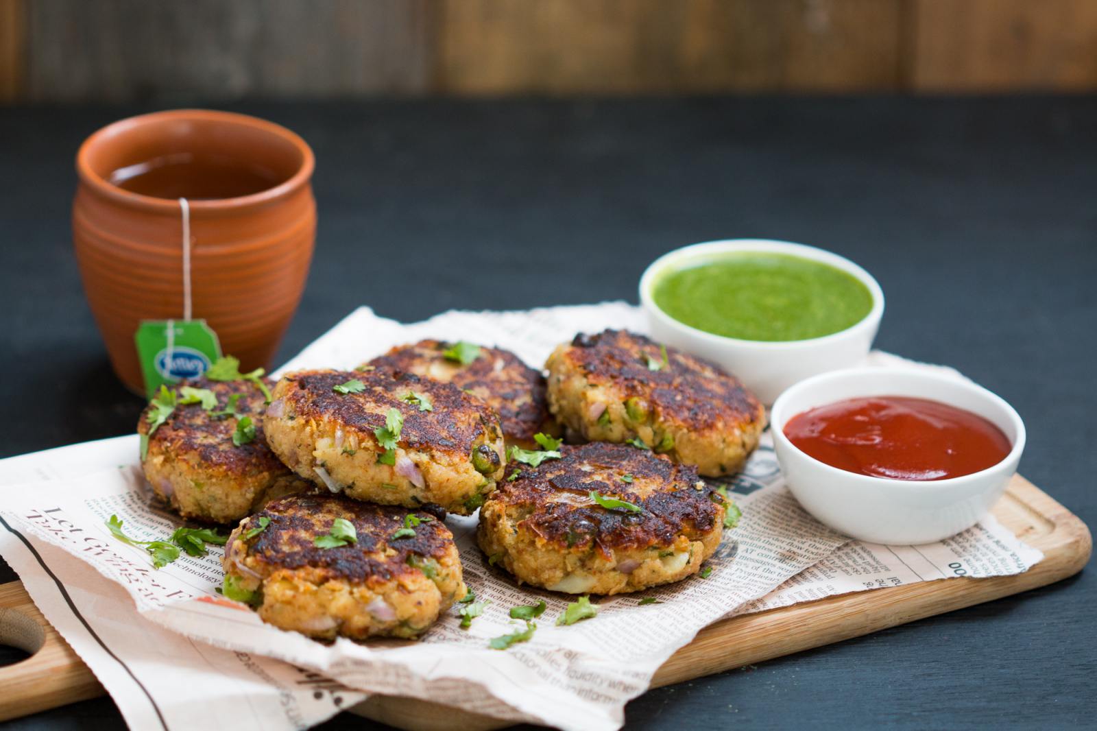 Green Peas, Potato and Paneer Tikki Recipe by Archana's Kitchen