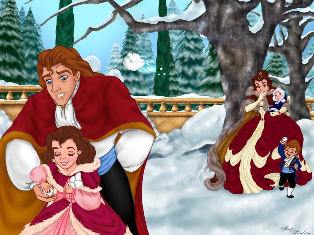 Beauty And The Beast Cartoon HD Wallpaper For Tablet Cartoons. Desktop Background