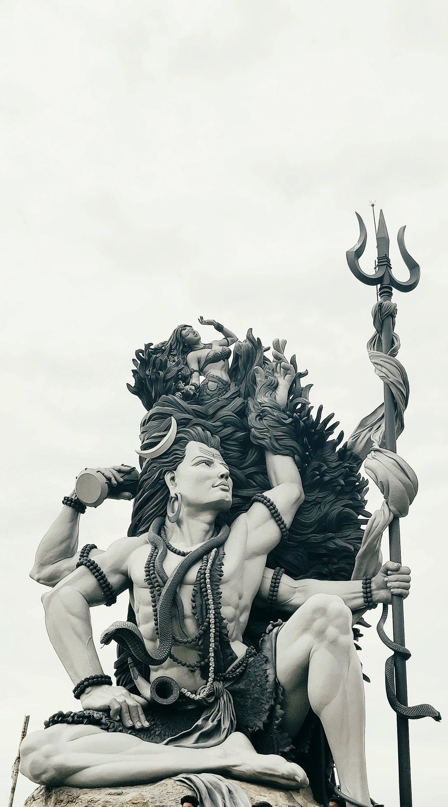 Latest Azhimala Shiva Statue Gallery Ft Tall Statue Of Lord Shiva Blurred Background