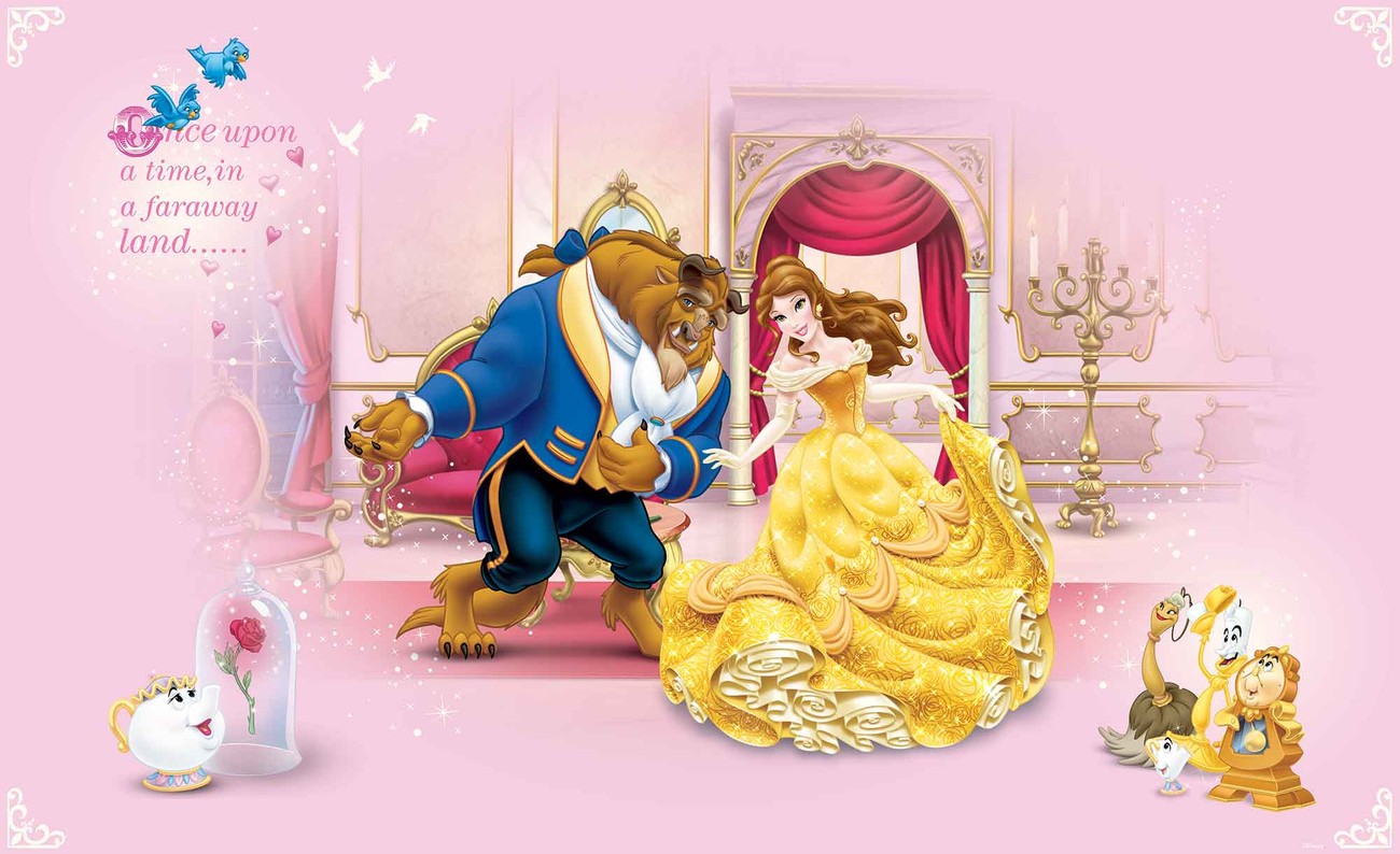 Disney Princesses Beauty Beast Wall Paper Mural. Buy at Abposters.com