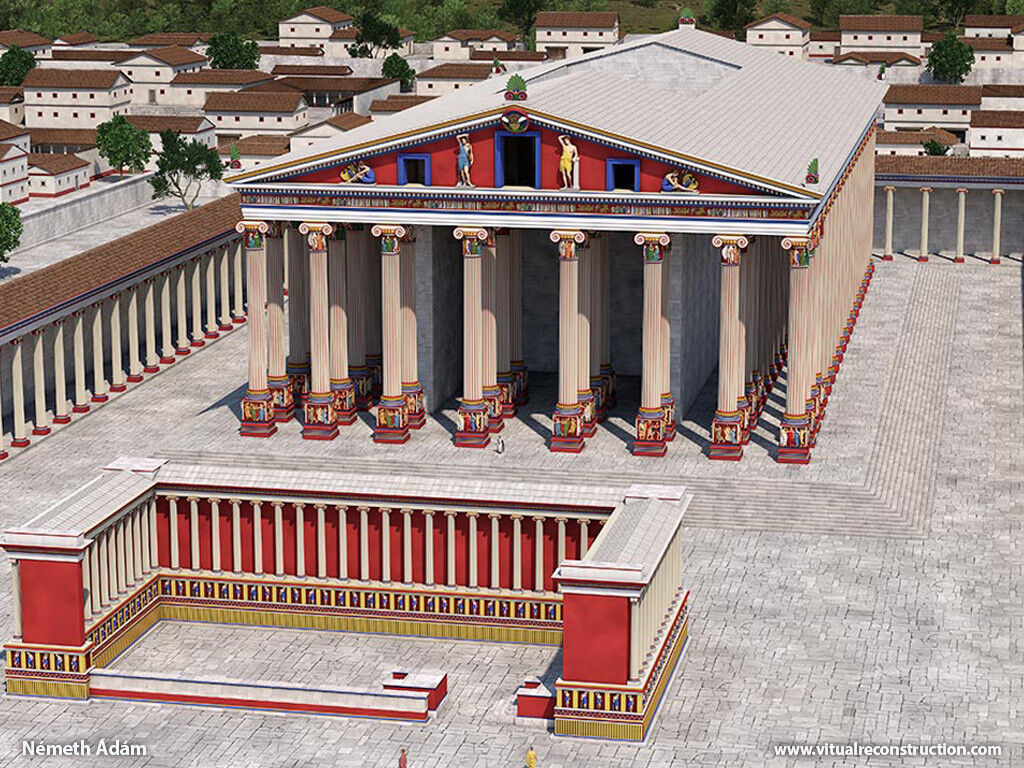 FreeBibleimage - Ephesus 3D Reconstruction - A 3D Reconstruction Of The City Of Ephesus In The Time Of Paul (Acts 19 20)