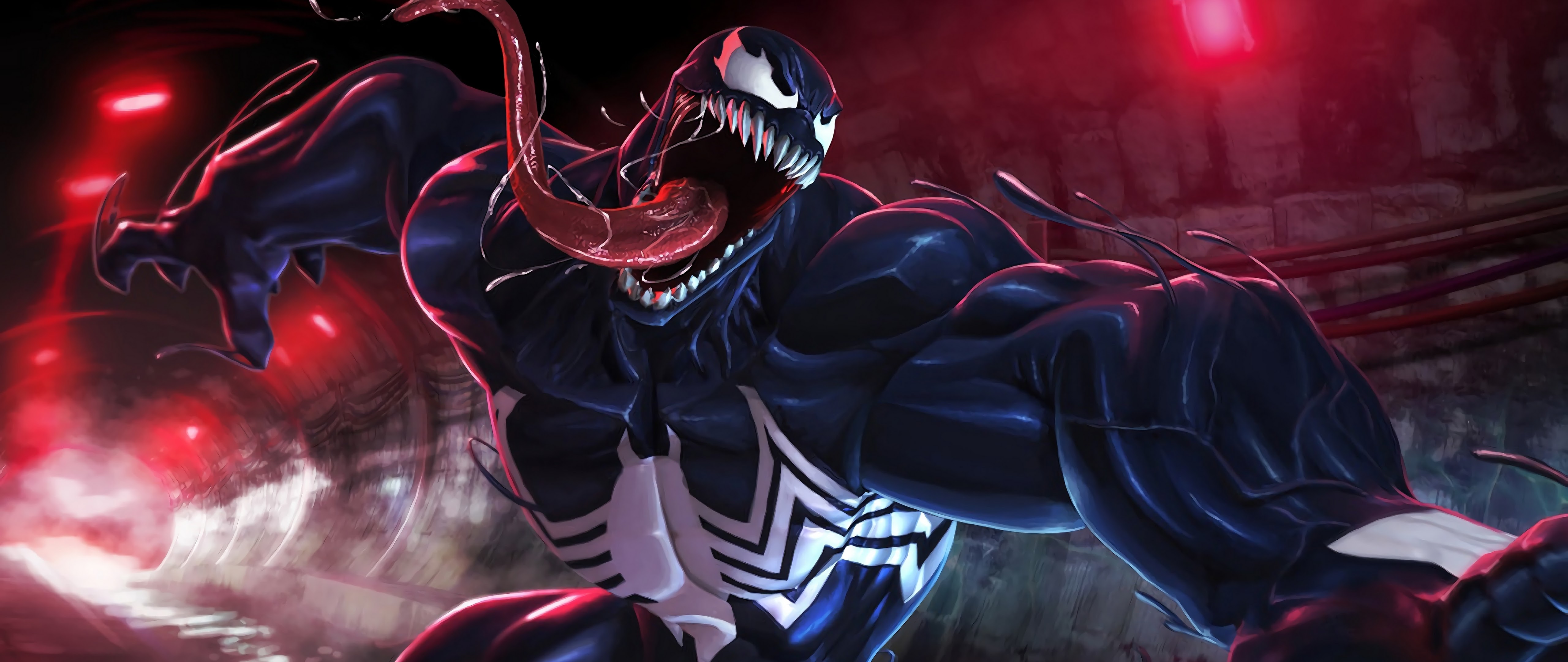 Marvel's Spider-Man 2 Spider-Man Venom Symbiote Suit 4K Wallpaper -  Pixground - Elevate Your Screen with Stunning 4K PC Wallpapers
