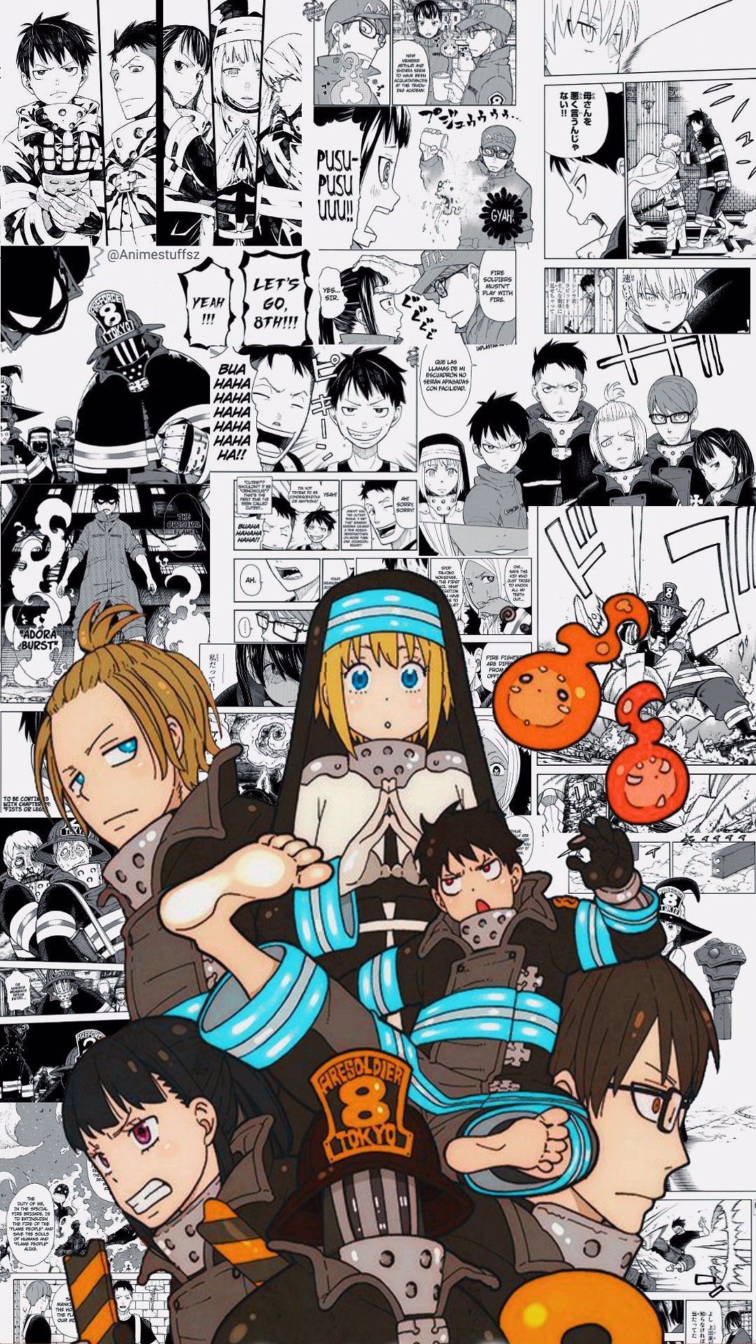 Fire Force. Anime, Anime wallpaper iphone, Cute anime wallpaper