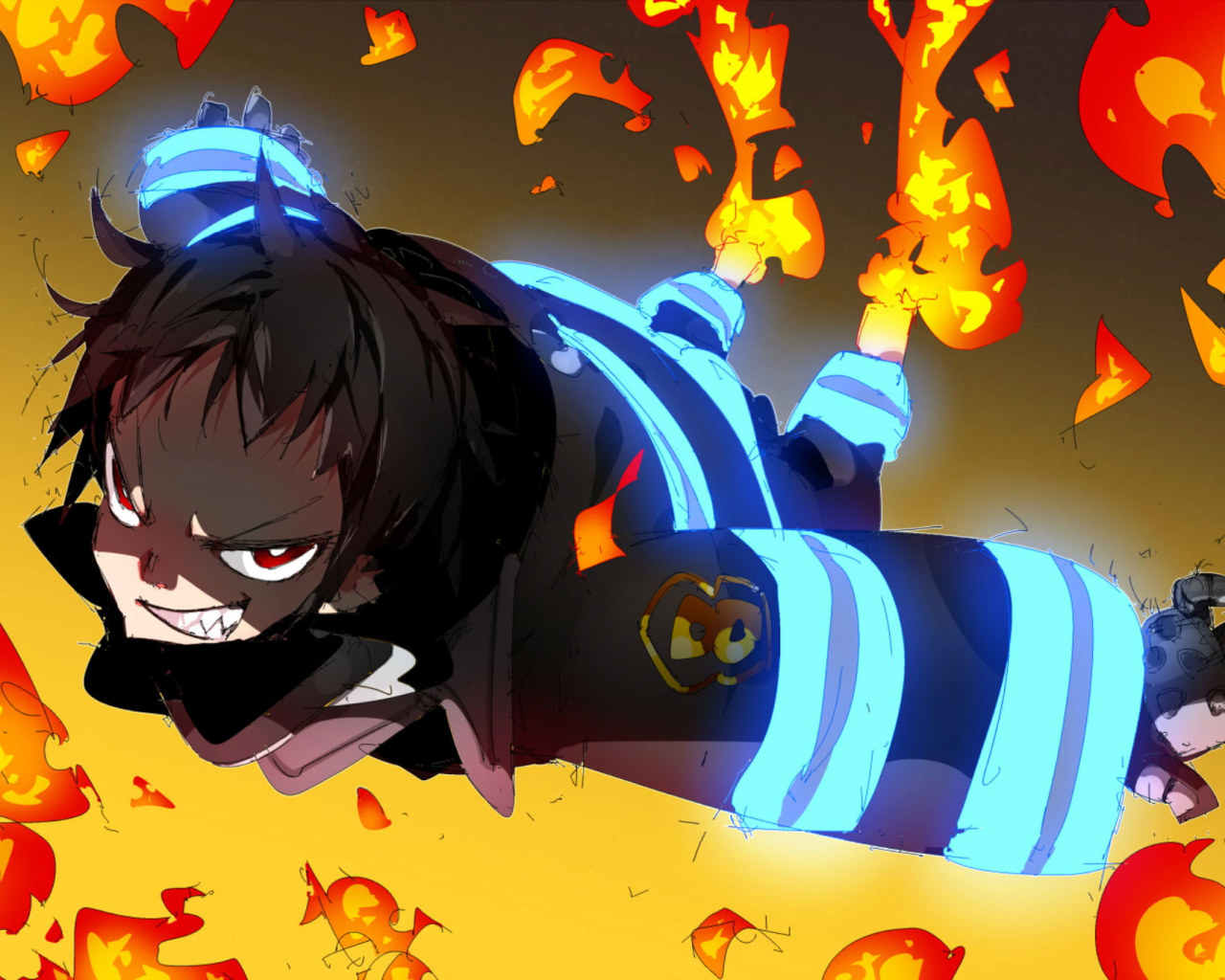 Wallpaper Anime, Fire Force, Shinra Kusakabe • Wallpaper For You