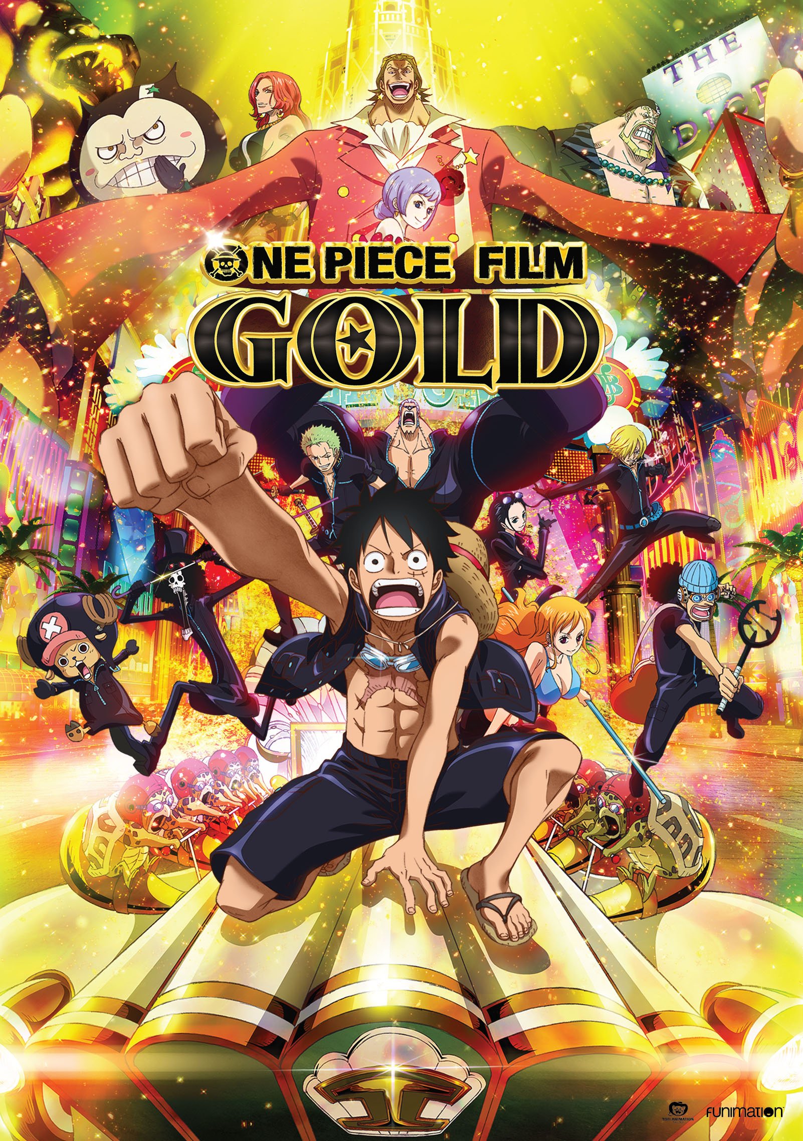 One Piece the movie Film GOLD (Black)  One piece movies, One piece, One  piece manga