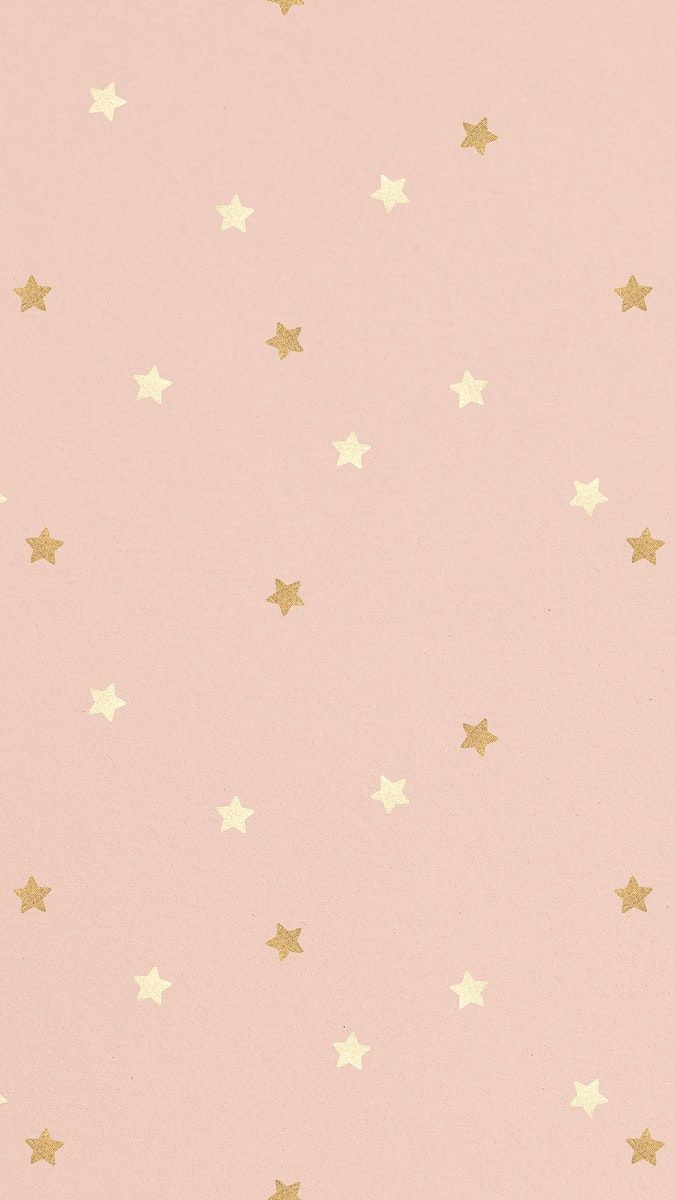 Shimmering gold star patterned background. free image / NingZk V. Pastel pink wallpaper, Pink wallpaper iphone, Pink wallpaper