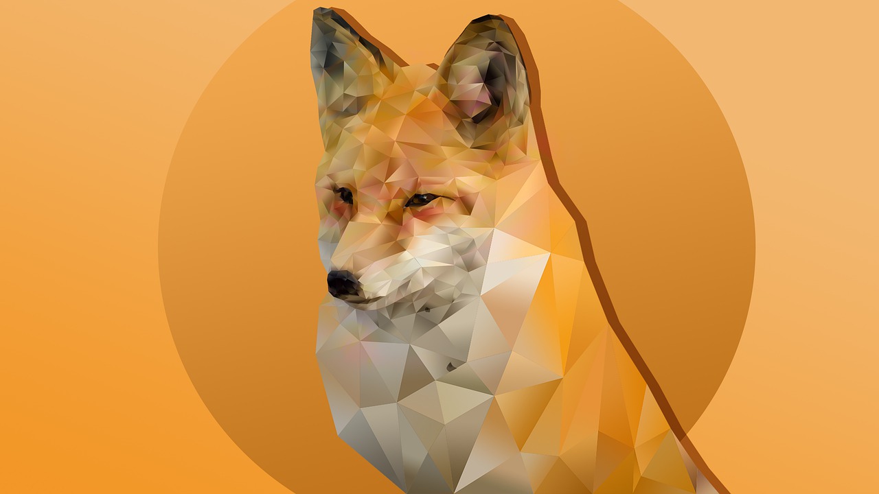 Fox Polygon Art