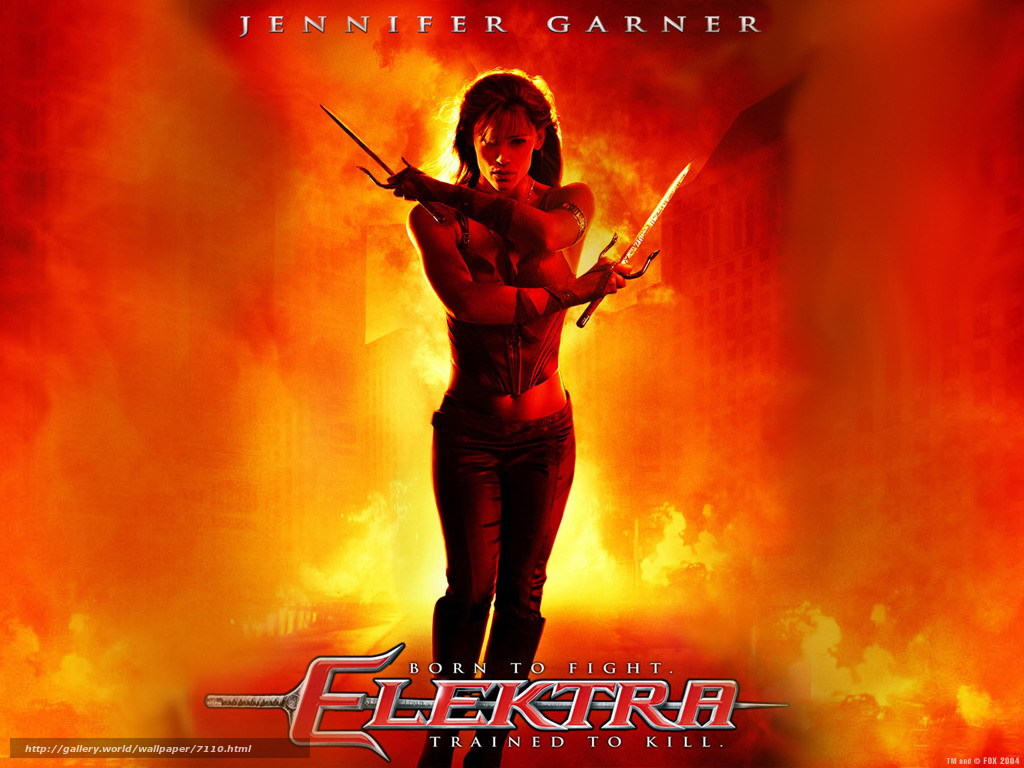 Download wallpaper Electra, Elektra, film, movies free desktop wallpaper in the resolution 1024x768
