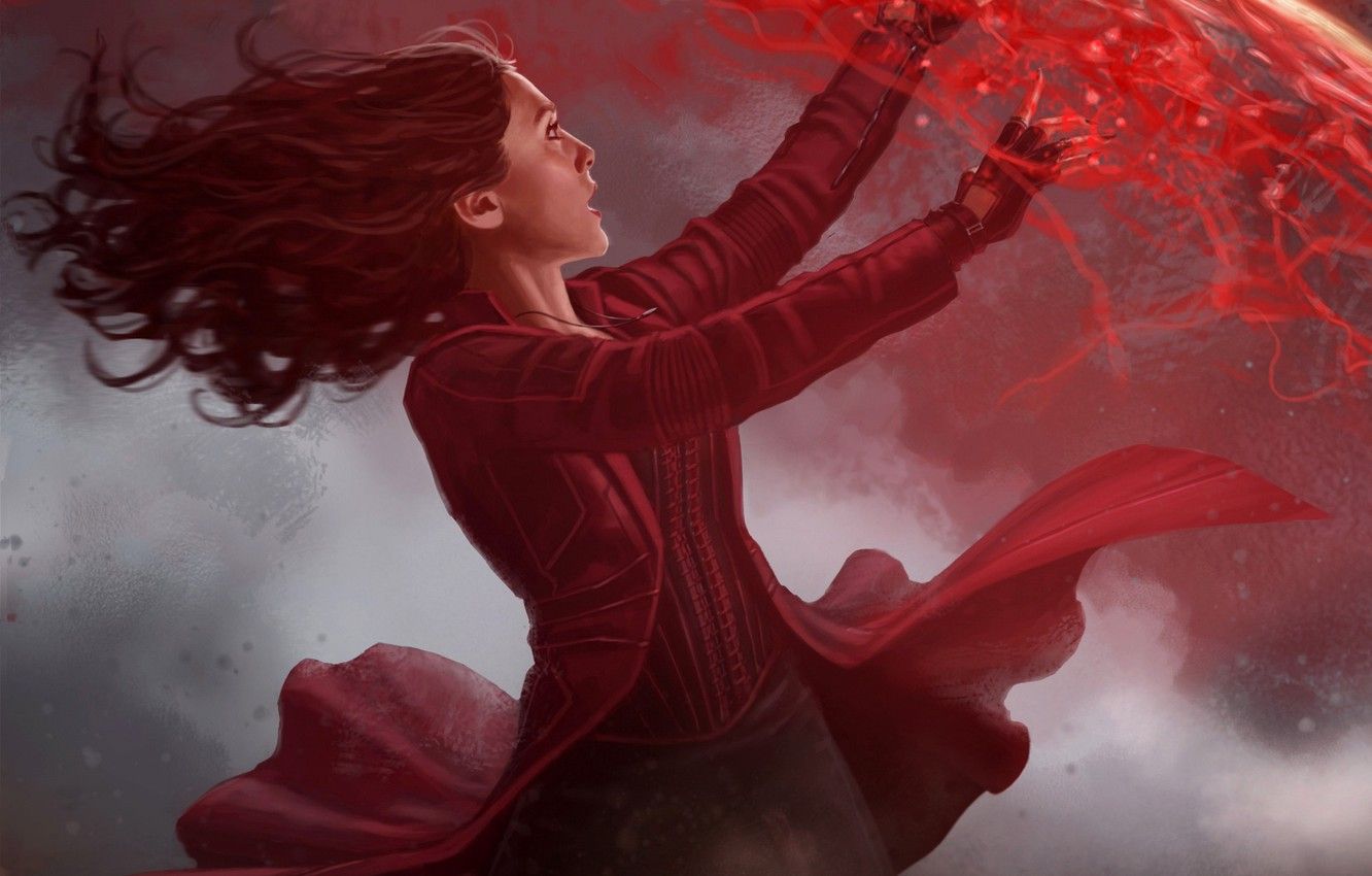 Scarlet Witch Art Wallpaper