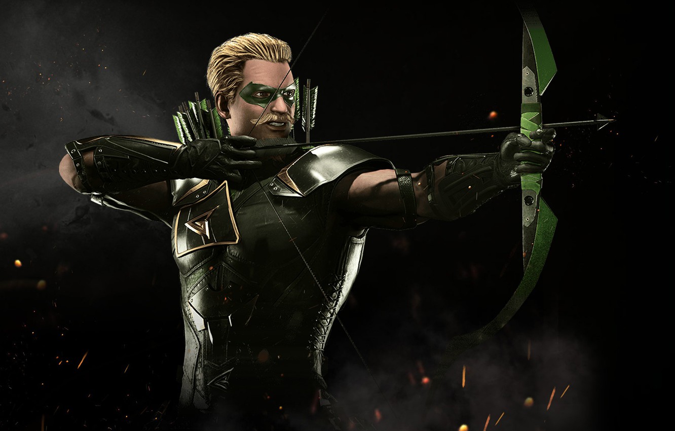 Wallpaper bow, Green Arrow, Oliver Queen, archer, arrow, NetherRealm Studios, Injustice - for desktop, section игры