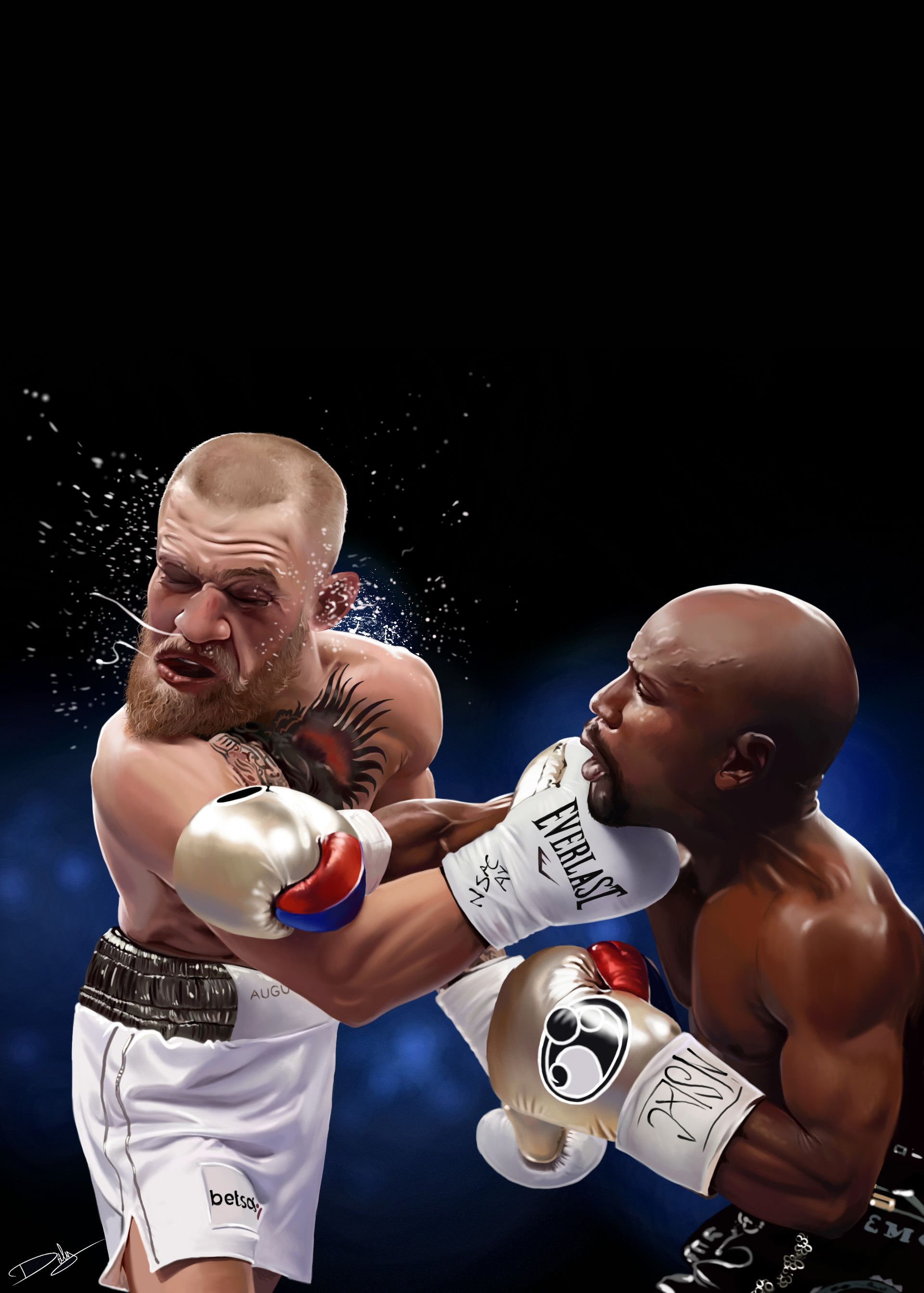 floyd mayweather vs conor mcgregor, Dali Bouadila. Floyd mayweather, Boxing image, Ufc boxing