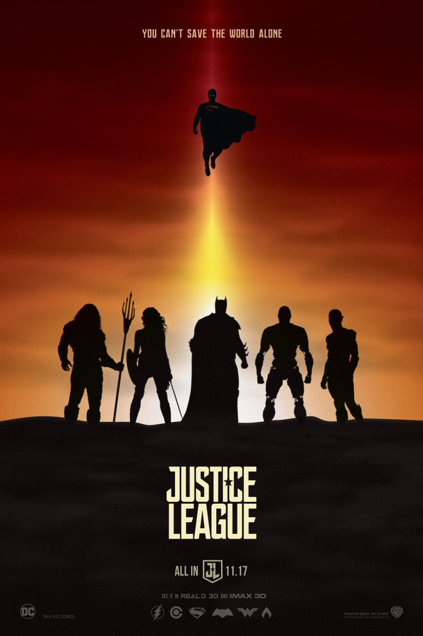 You can't save the world alone League Poster