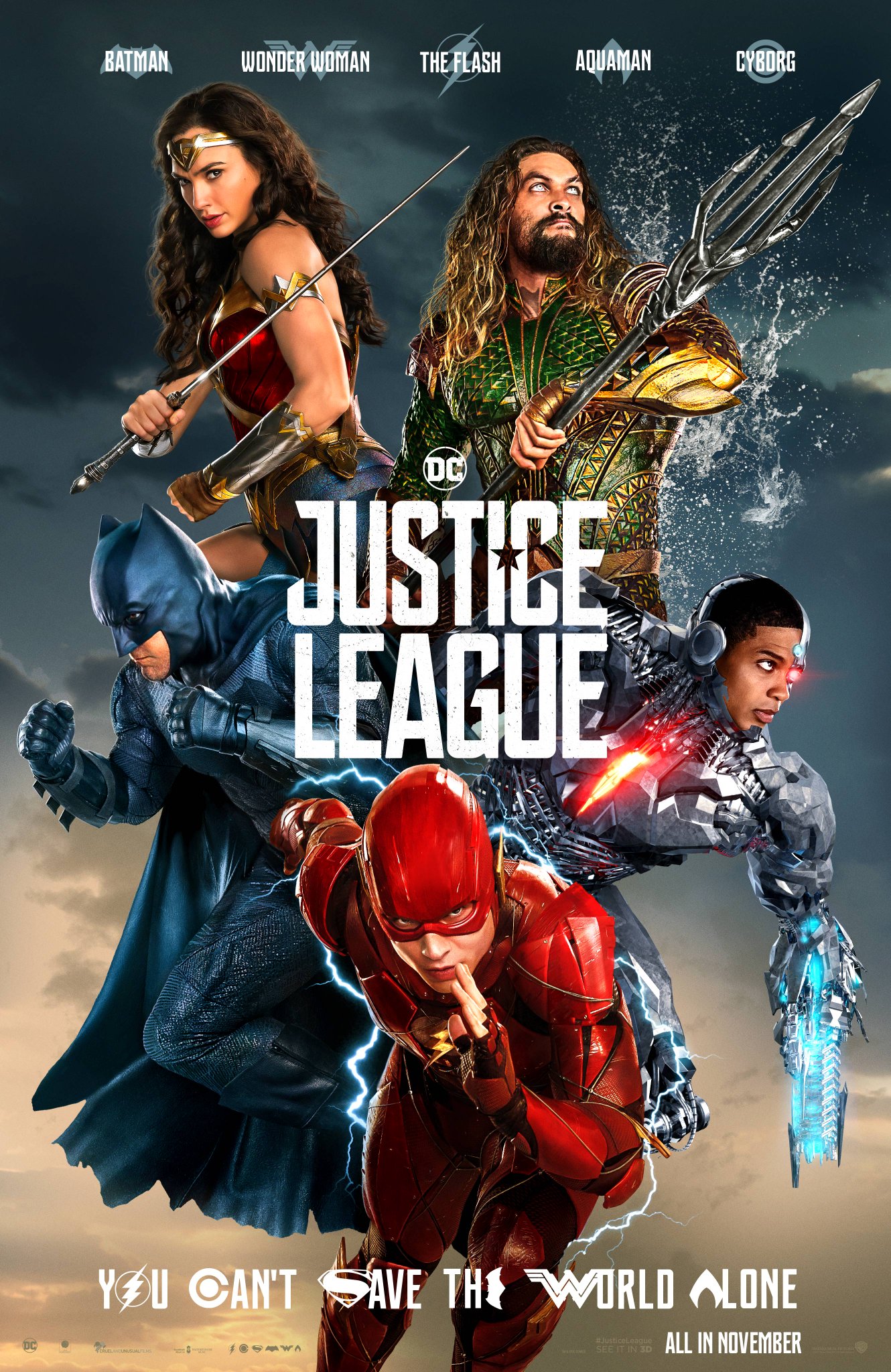 New Colorful “Justice League” Movie Poster