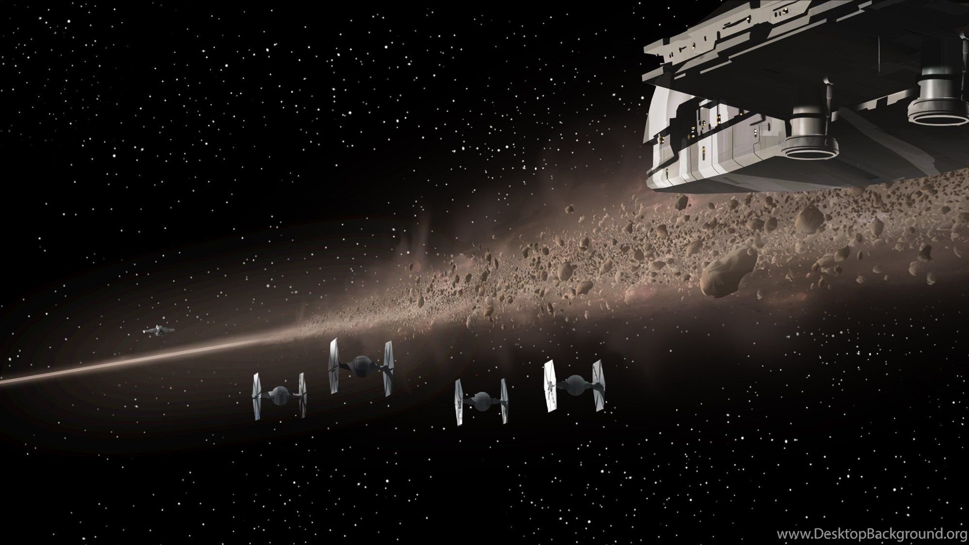TIE FIGHTER Star Wars Futuristic Spaceship Space Sci fi Wallpaper. Desktop Background